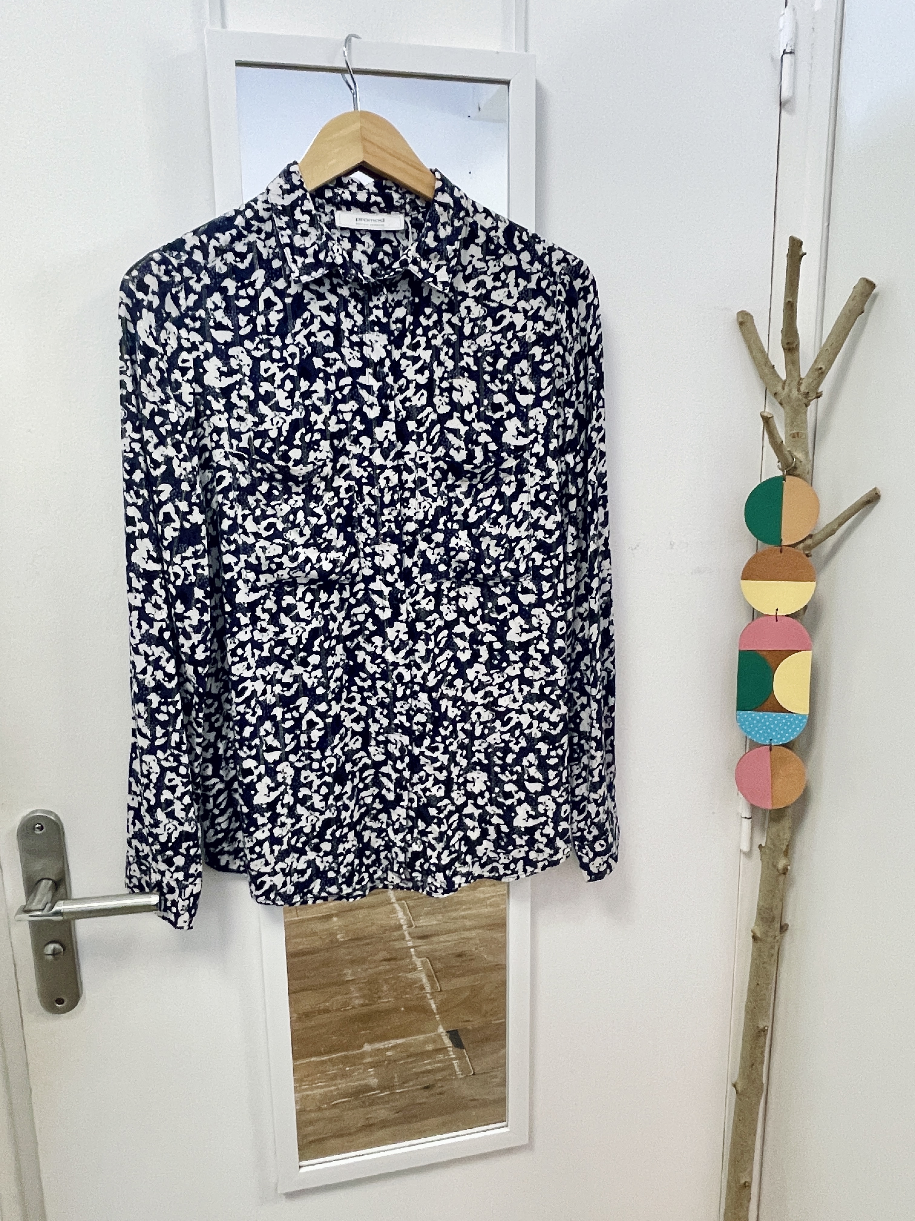 blouse, chemise, marque française, vêtement, prêt à porter, seconde main, friperie, kapsule éphémère, promod