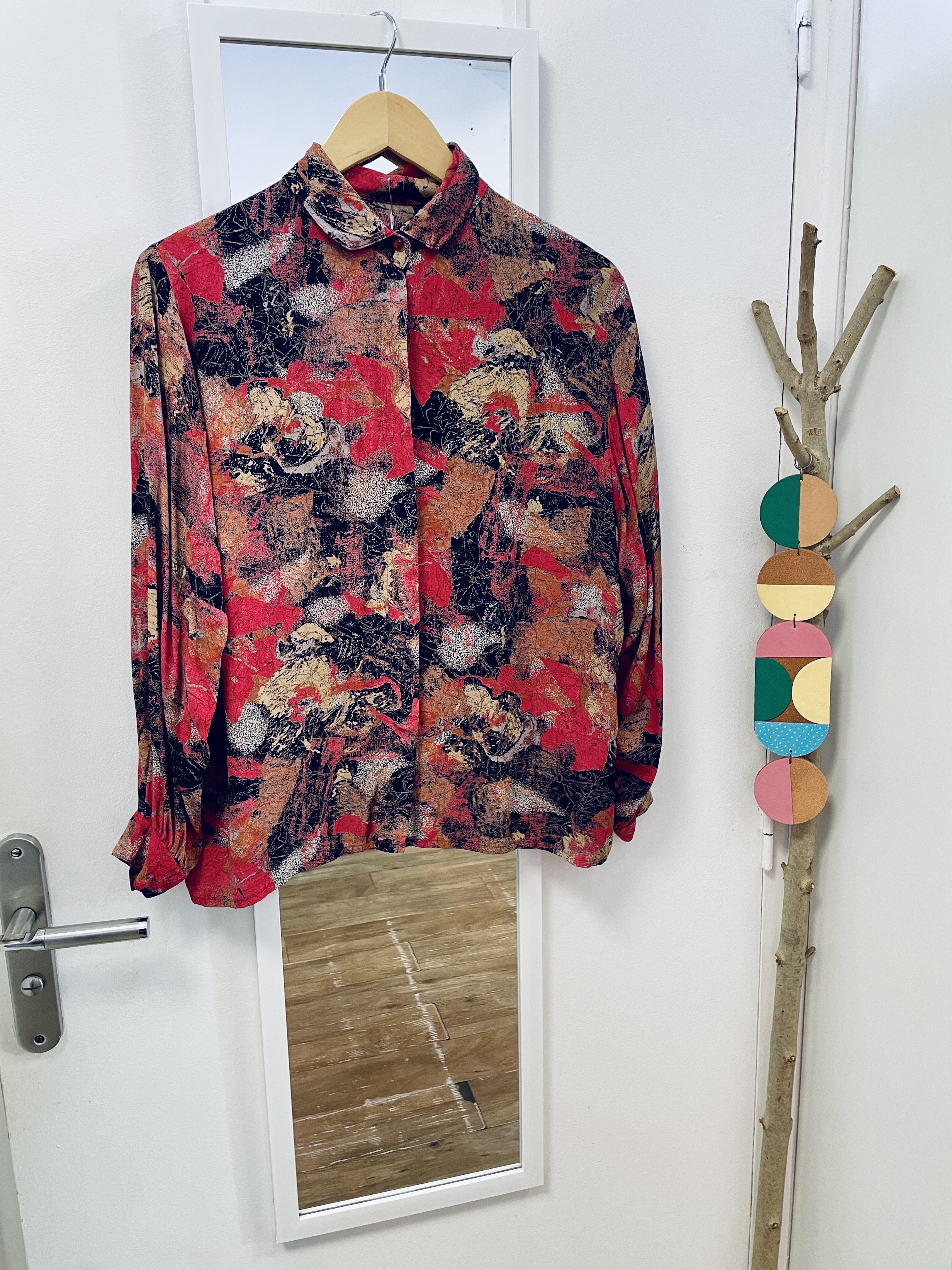 blouse, chemise, seconde main, friperie, vêtement d'occasion, mode durable, marque française, nantes, kapsule éphémère, vintage