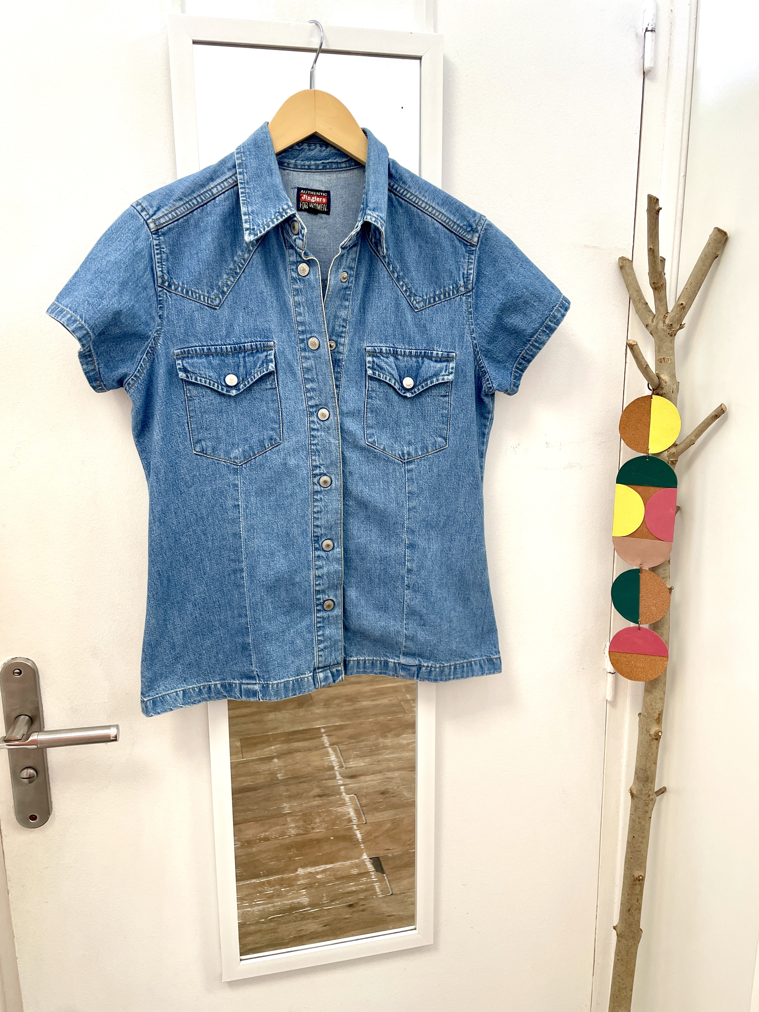 top, tee-shirt, débardeur, haut, prêt à porter, mode, vêtements, friperie, seconde main, jean, jinglers