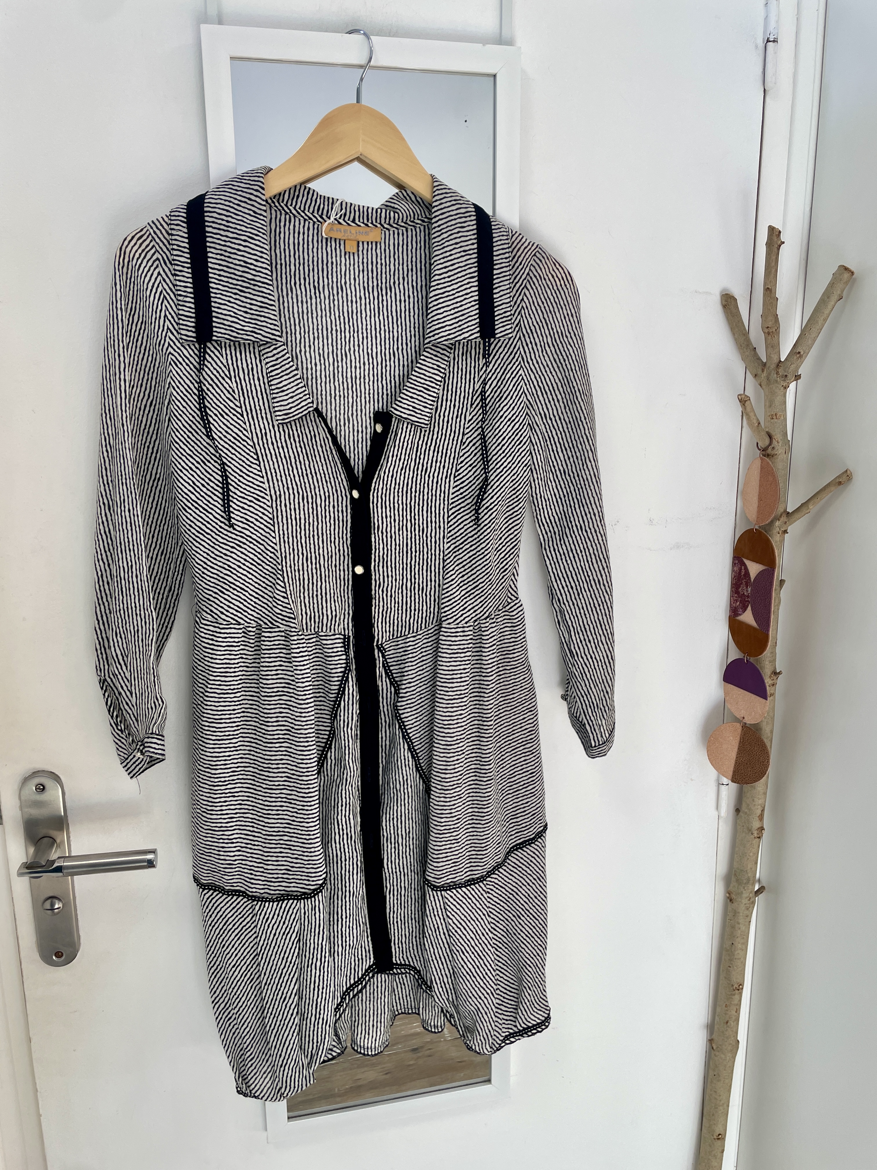 gilet, vêtement, prêt à porter, seconde main, friperie, mode éthique, marque française, kapsule ephemere, areline