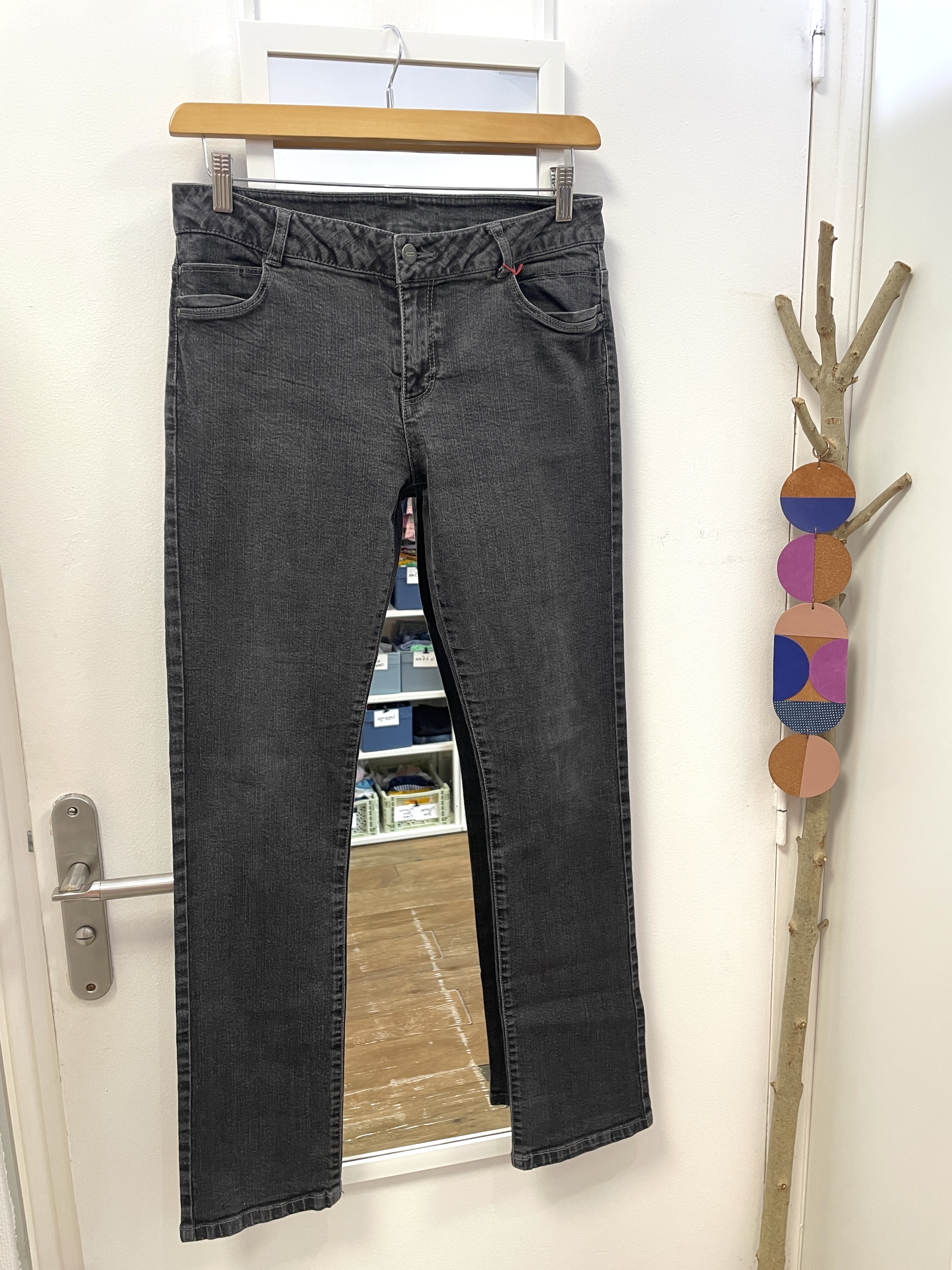 pantalon, friperie, seconde main, vêtements, prêt à porter, mode, marque française, grande taille, jean camaïeu