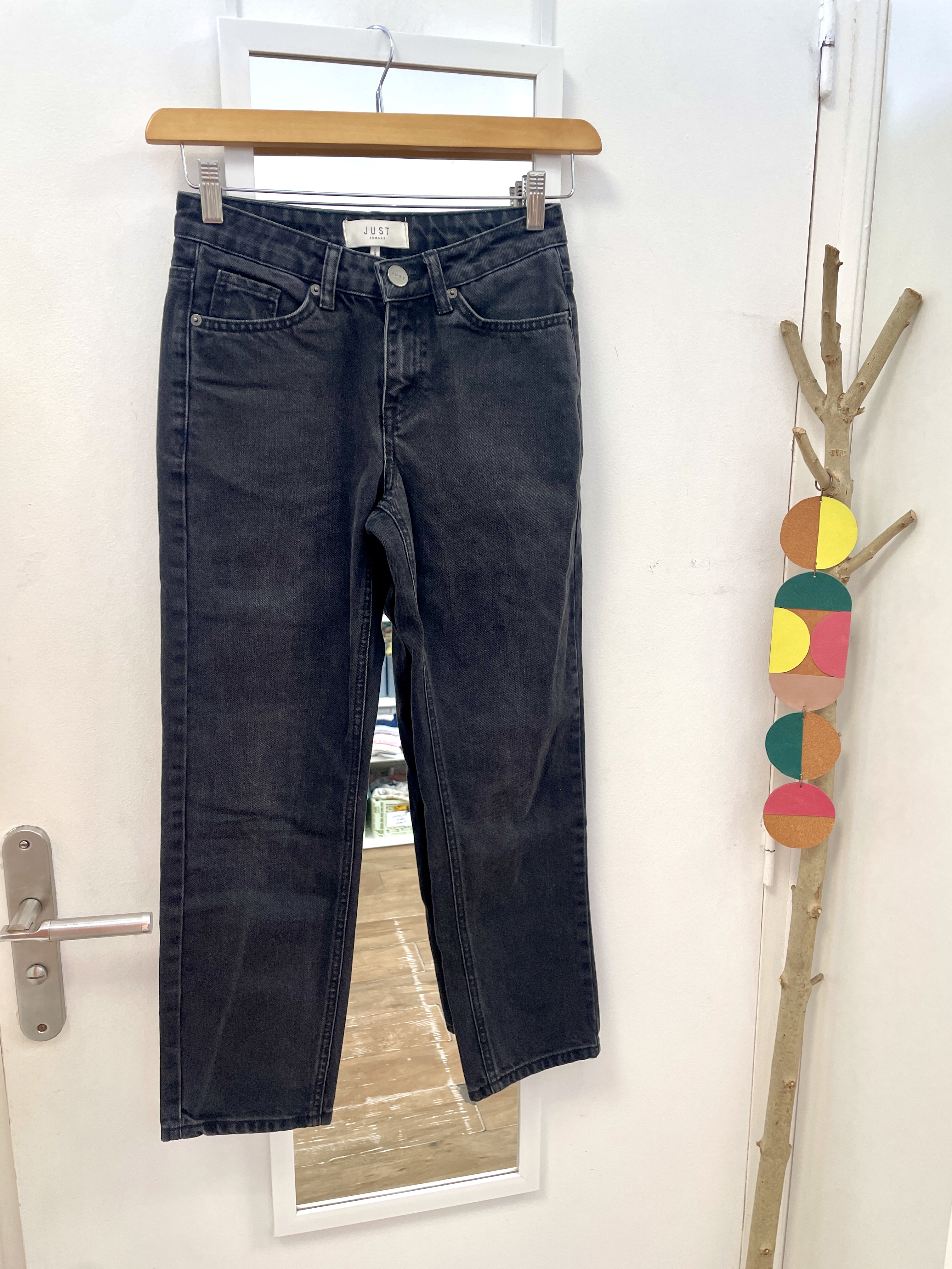 pantalon, coton, friperie, seconde main, vêtements, prêt à porter, mode, boutique nantaise, kapsule éphémère, just female