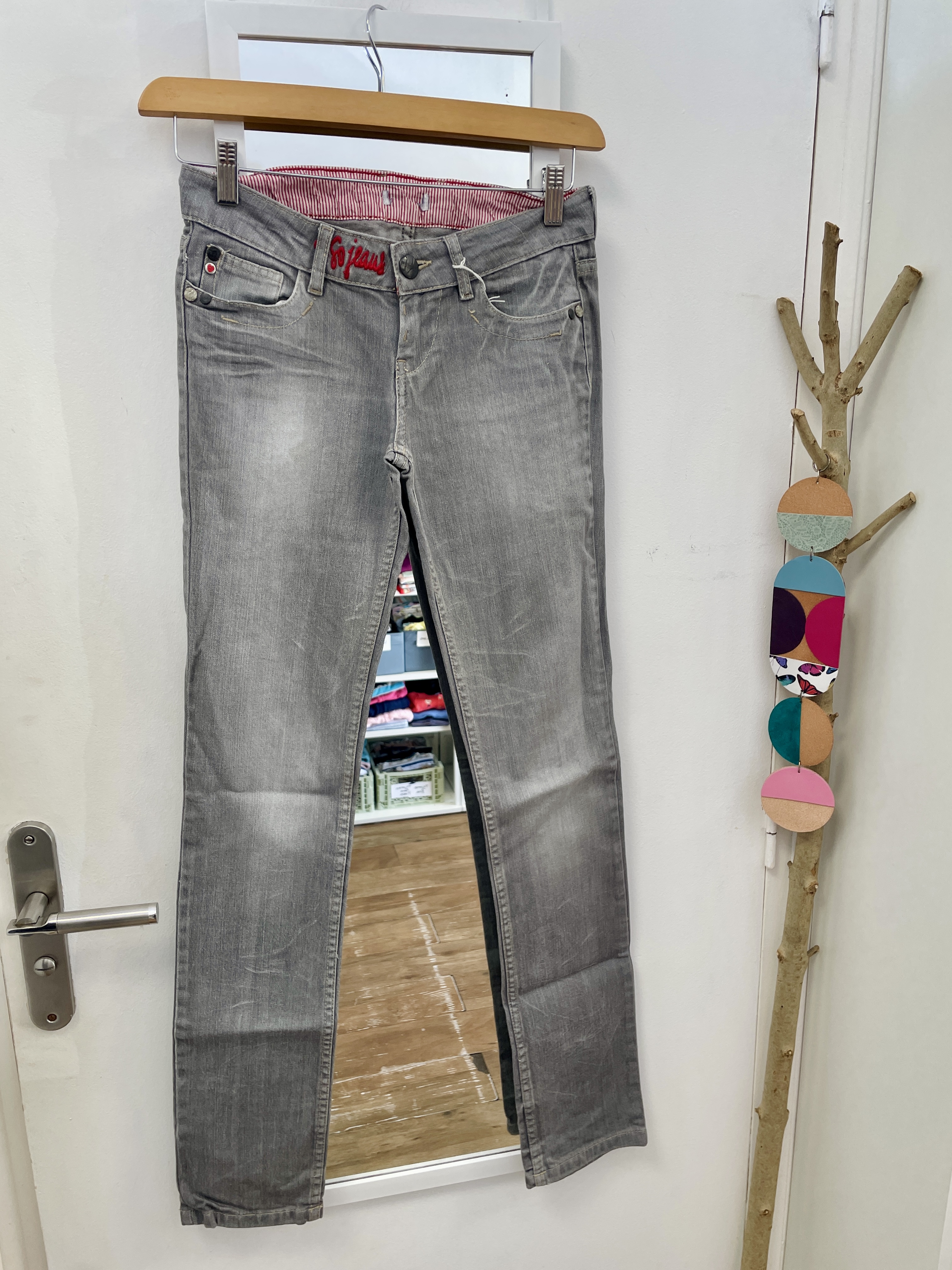 palazzo, pantalon, jean, seconde main, mode durable, friperie, vêtement d'occasion, boutique nantaise, kapsule éphémère, pimkie