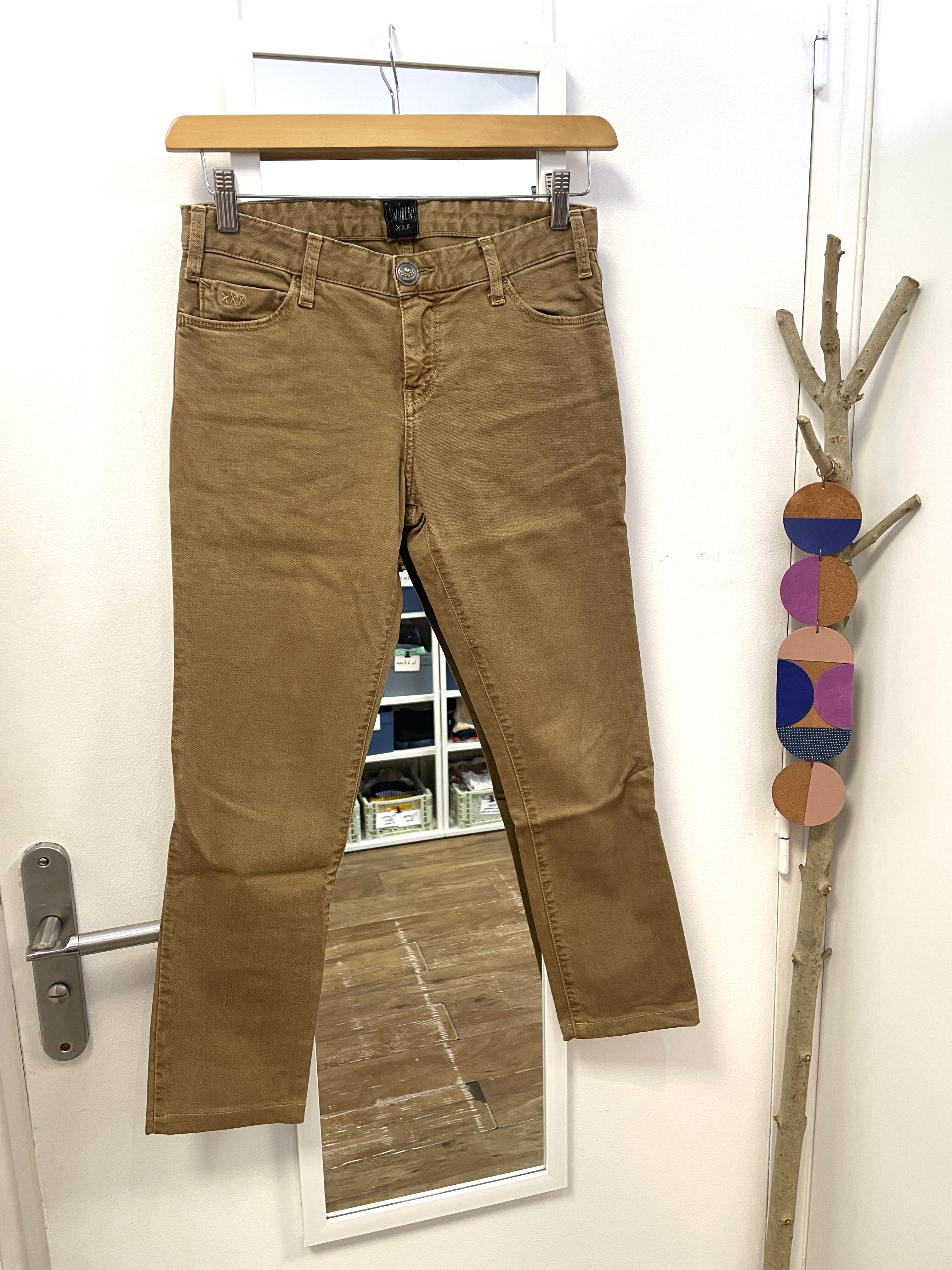 palazzo, pantalon, jean, seconde main, mode durable, friperie, vêtement d'occasion, boutique nantaise, kapsule éphémère, swildens