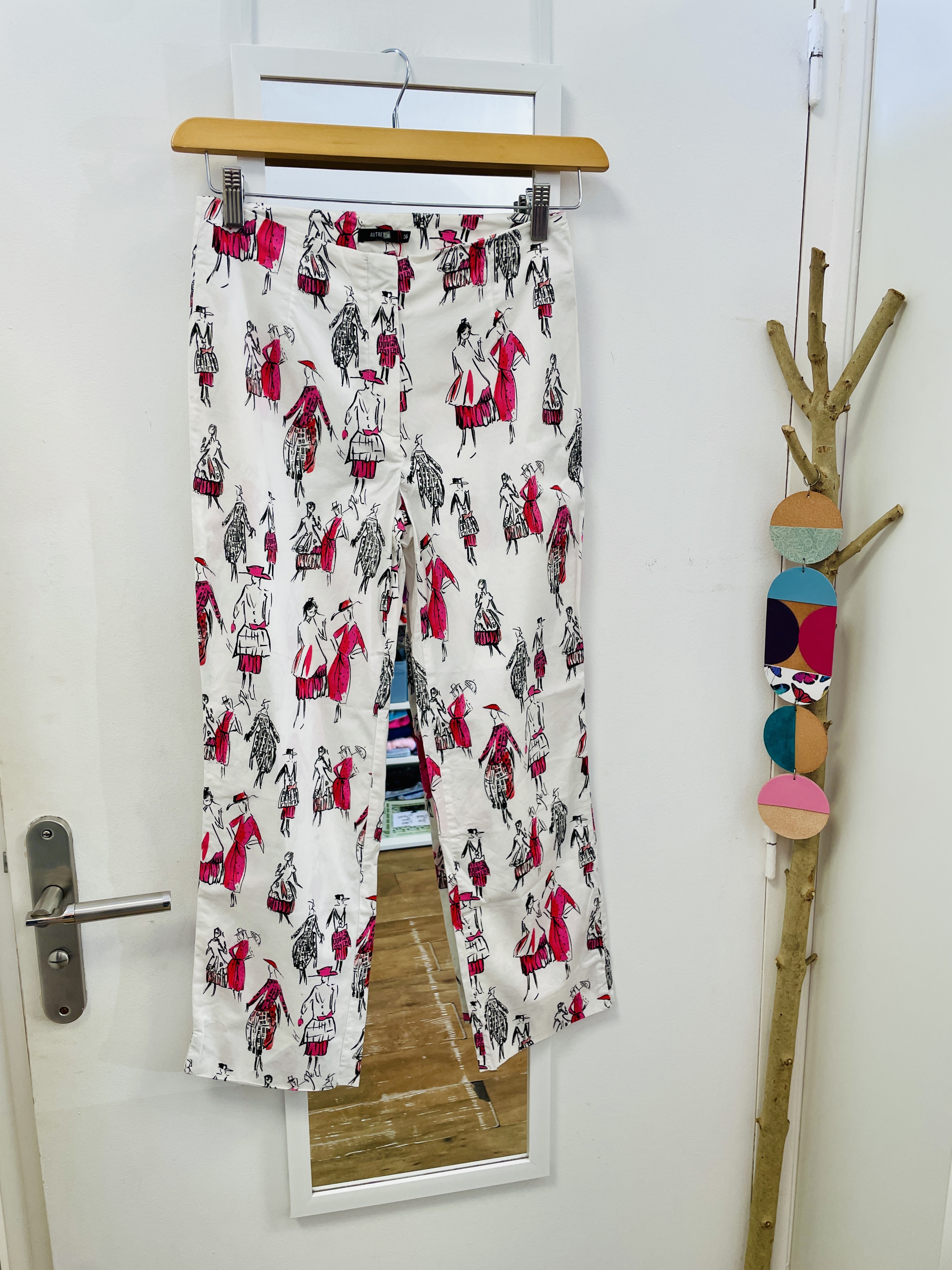 palazzo, pantalon, jean, seconde main, mode durable, friperie, vêtement d'occasion, boutique nantaise, kapsule éphémère, autre ton, monoprix