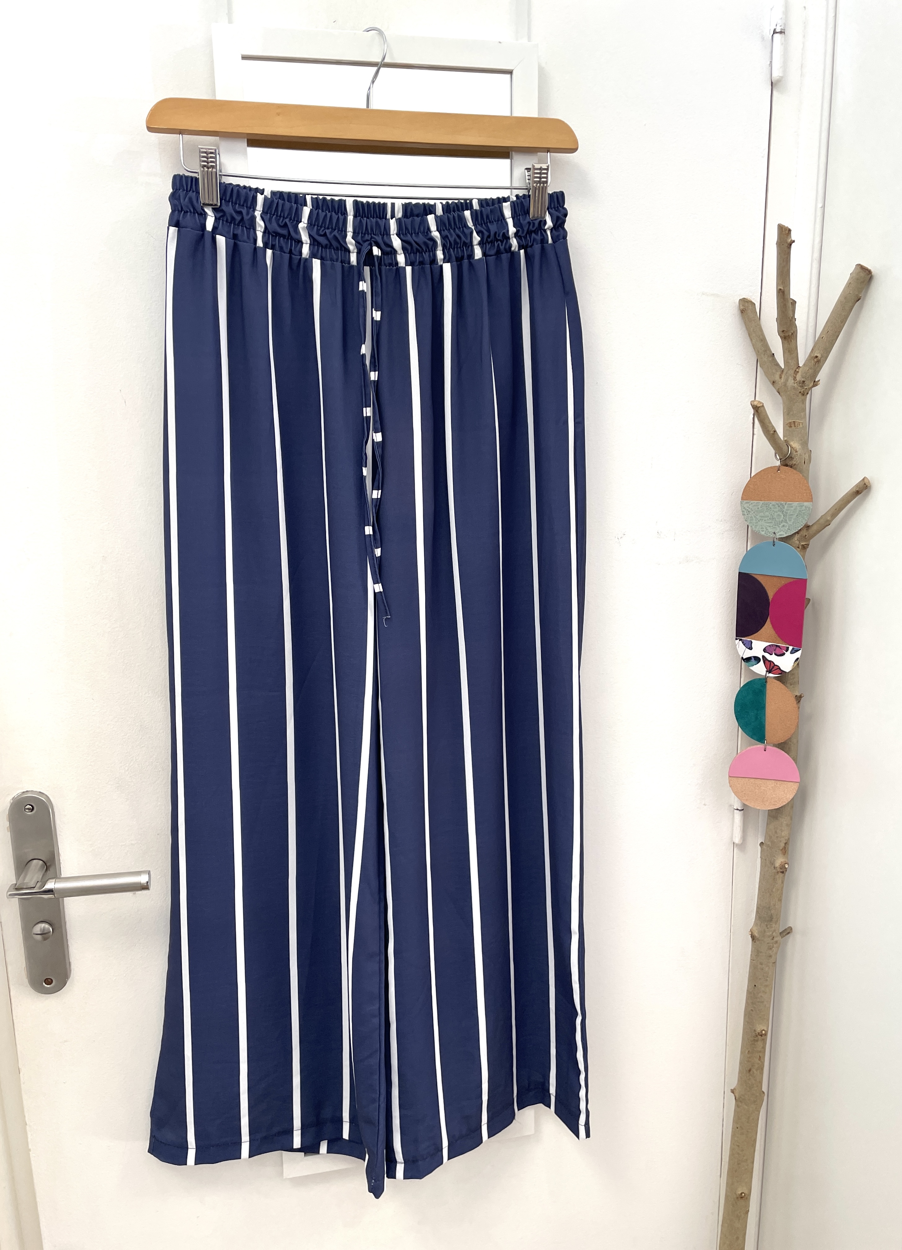 pantalon, friperie, seconde main, vêtements, prêt à porter, mode, marque française, grande taille,stella bianca