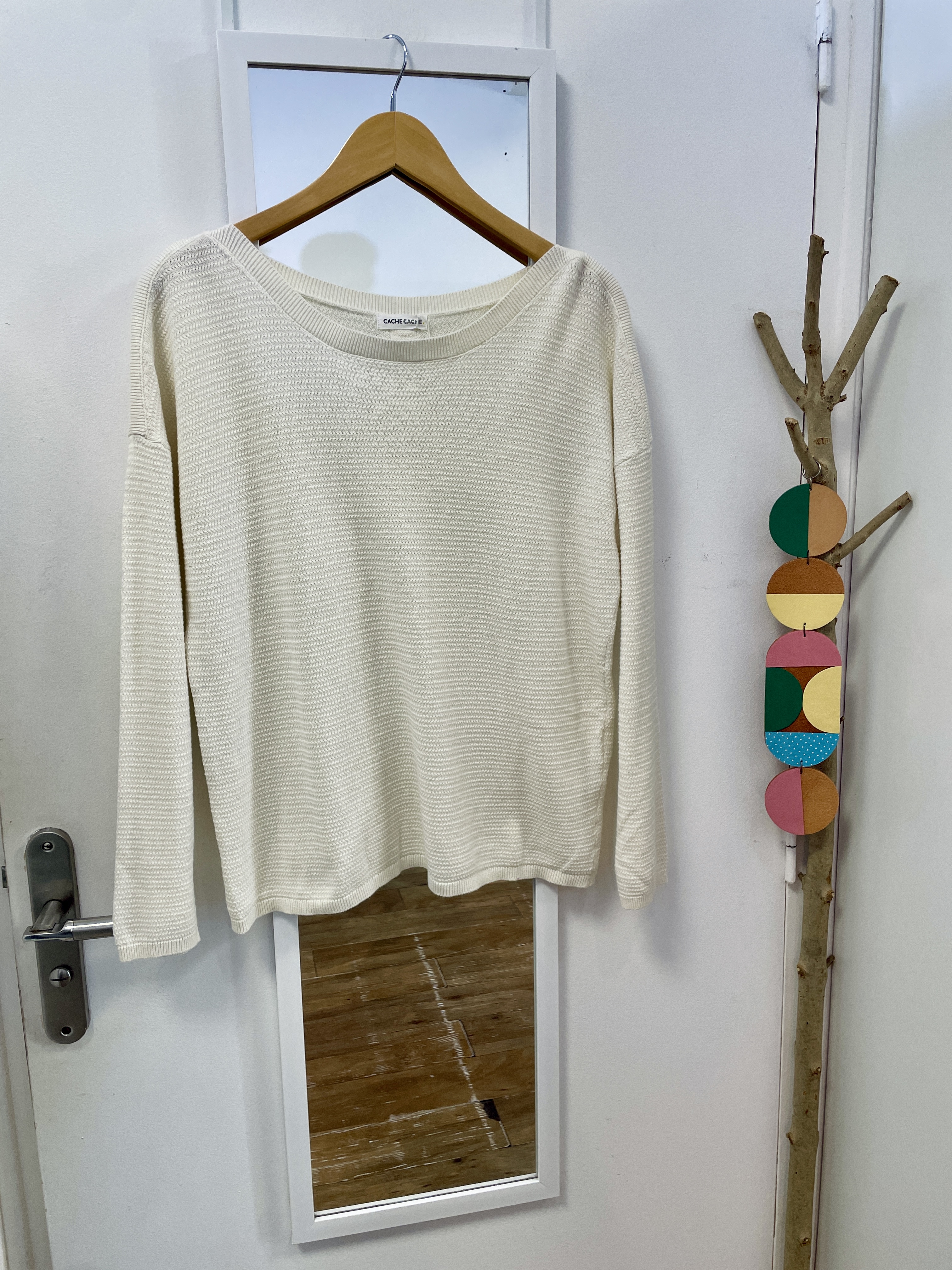 pull, vêtement, prêt à porter, mode, friperie, seconde main, marque française, kapsule éphémère, grande taille, cache cache