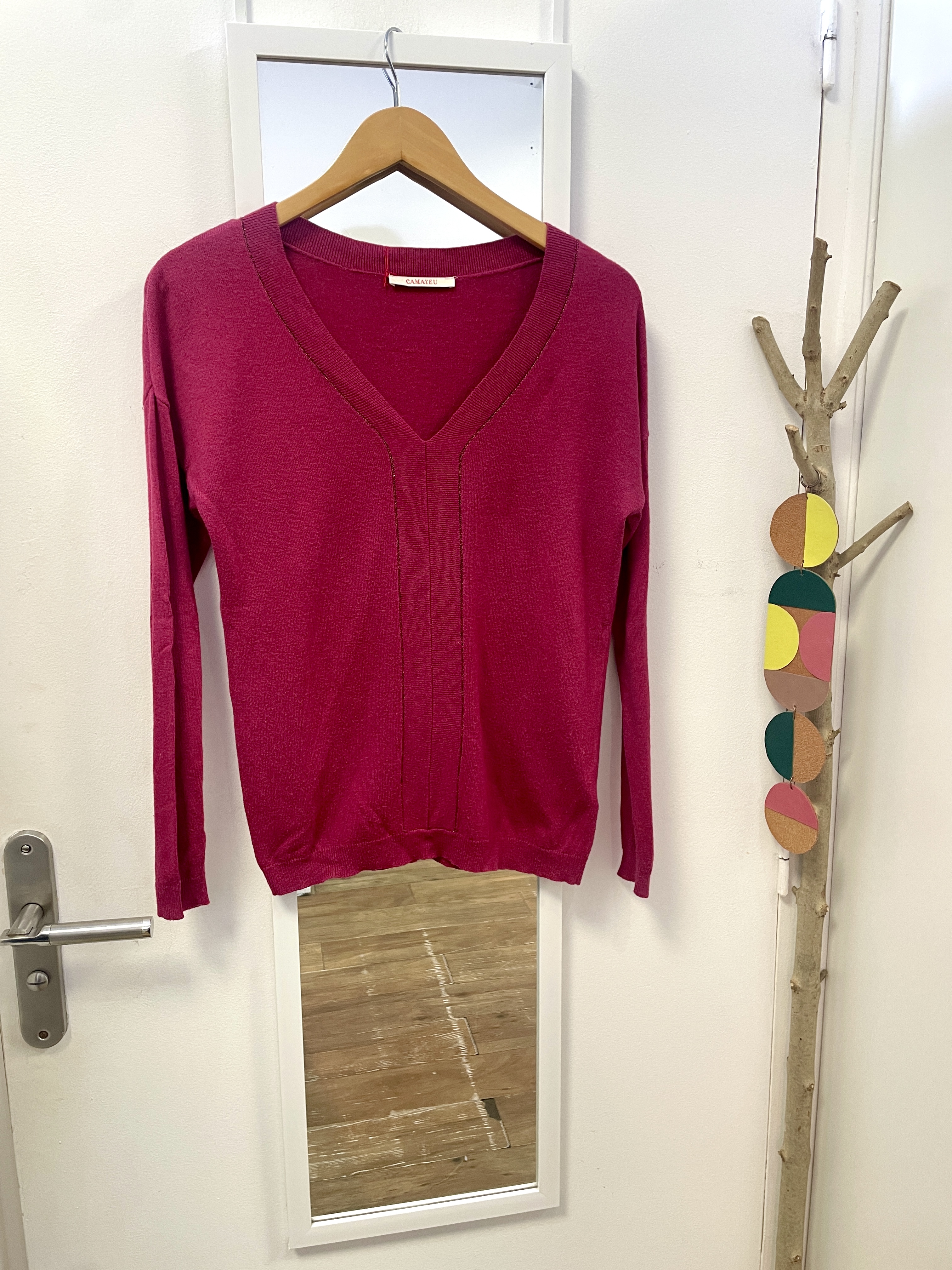 pull, vêtement, prêt à porter, mode, friperie, seconde main, marque française, kapsule éphémère, camaïeu