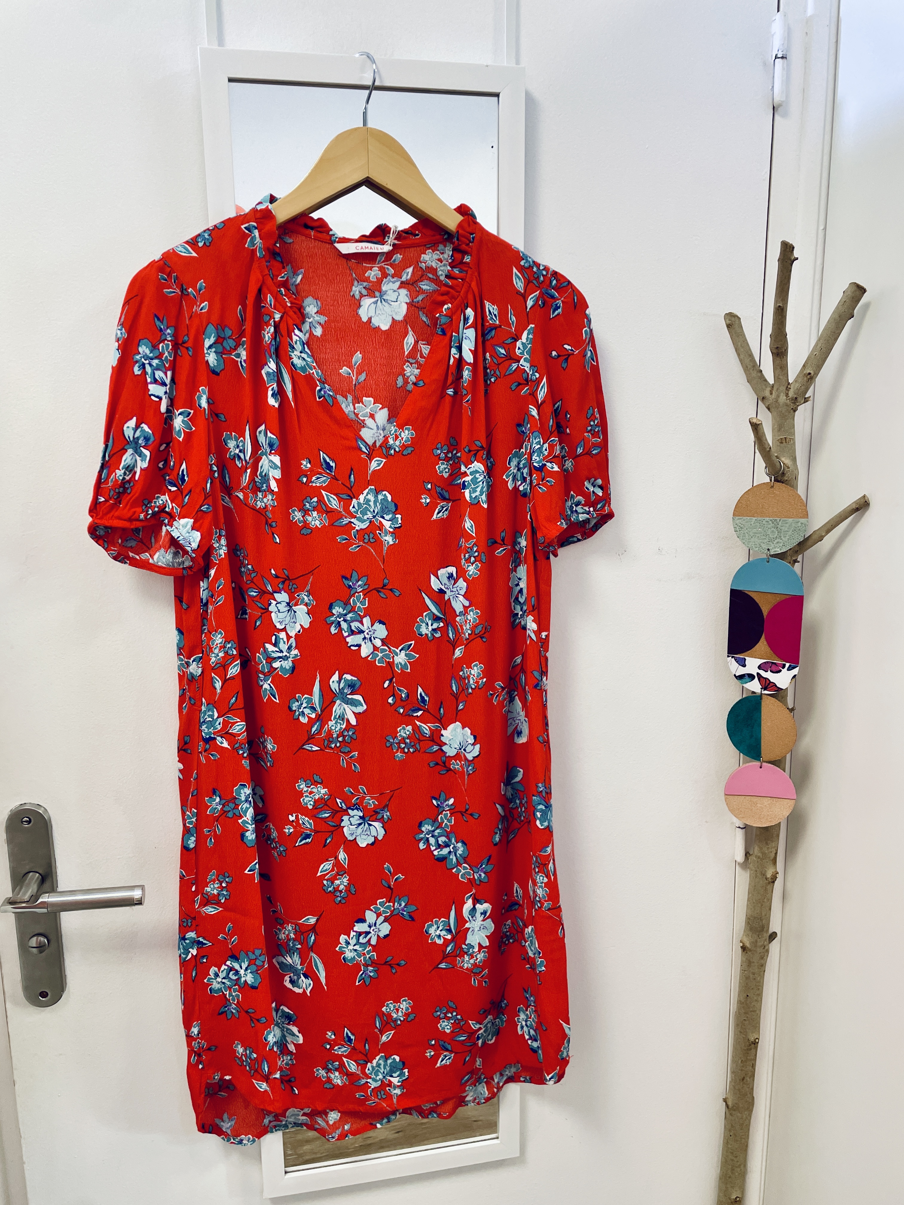 robe longue, friperie, seconde main, vêtement d'occasion, mode durable, prêt à porter, éthique, boutique, nantes, kapsule éphémère, camaïeu