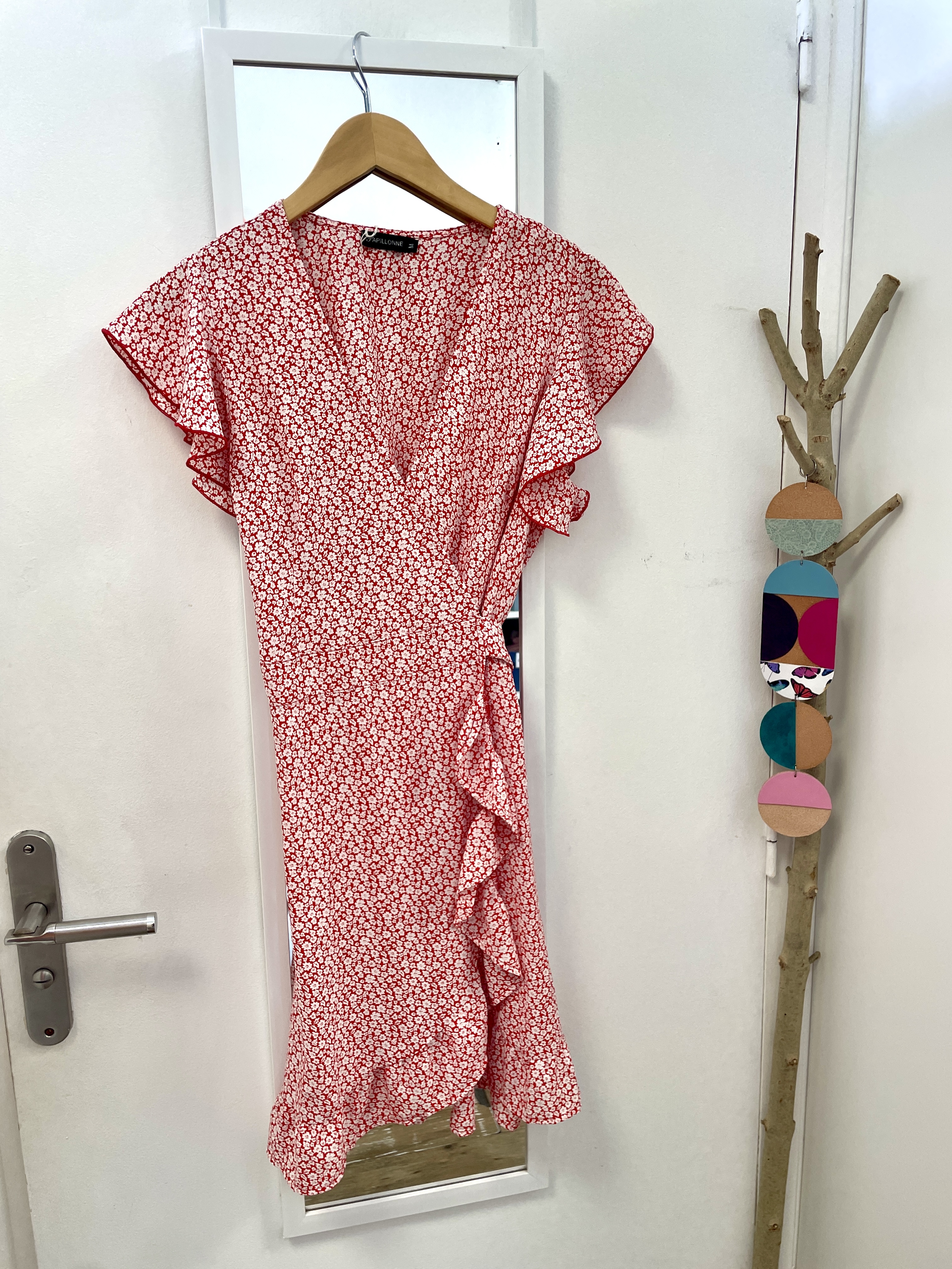 robe longue, friperie, seconde main, vêtement d'occasion, mode durable, prêt à porter, éthique, boutique, nantes, kapsule éphémère, papillonne