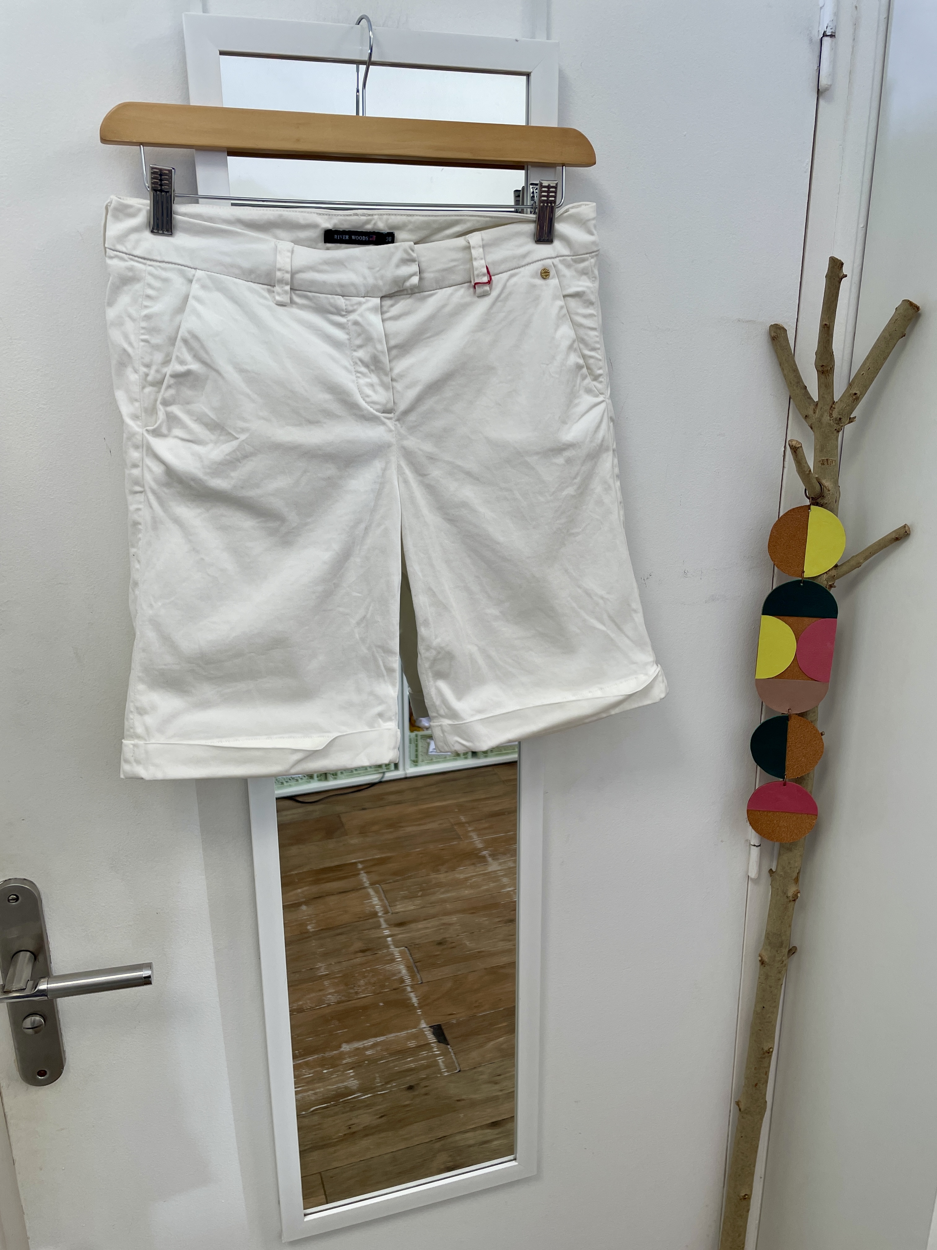 short, friperie, seconde main, vêtements, prêt à porter, mode, marque française, river woods