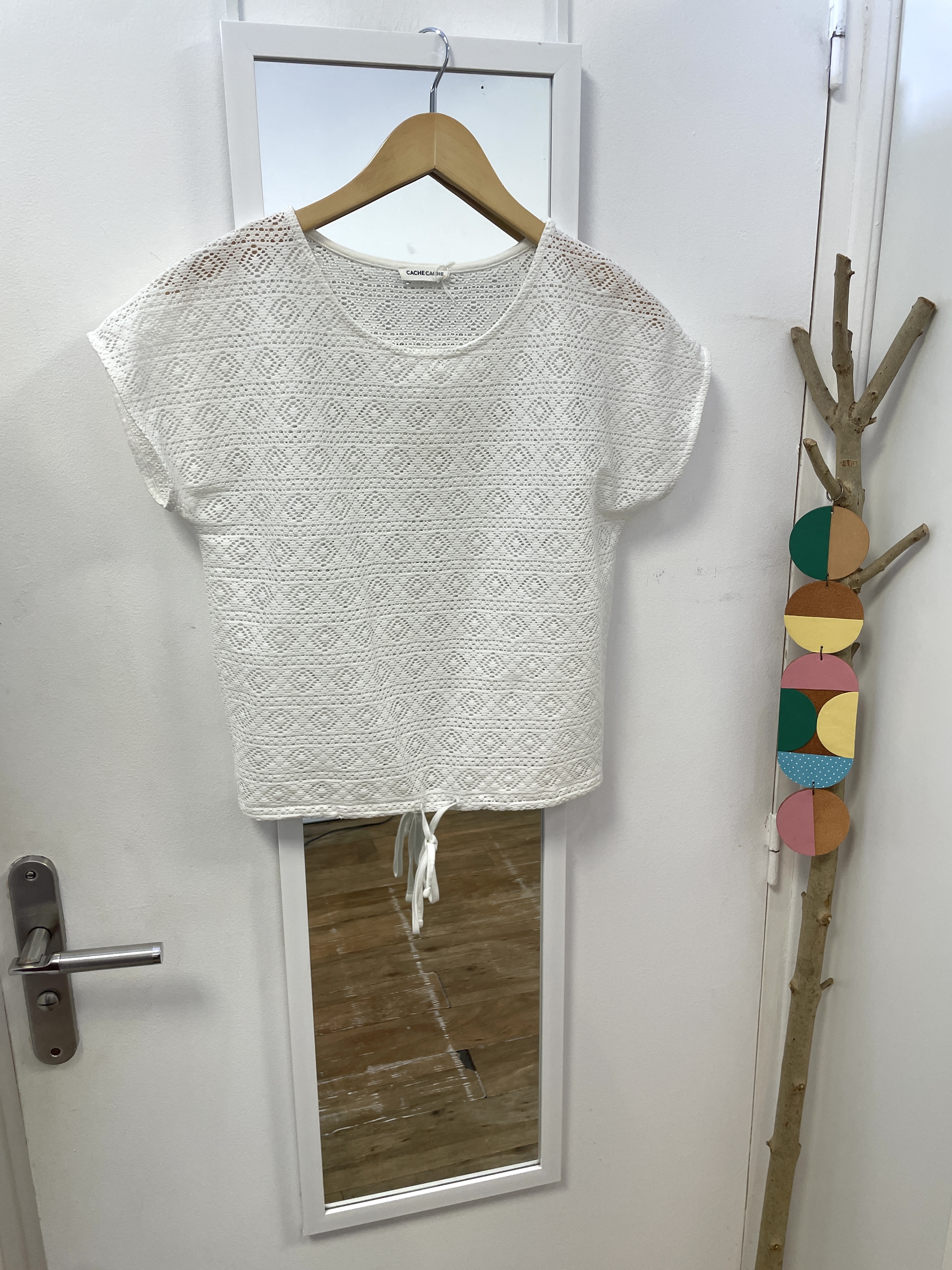 top, tee-shirt, débardeur, haut, prêt à porter, mode, vêtements, friperie, seconde main, camaïeu