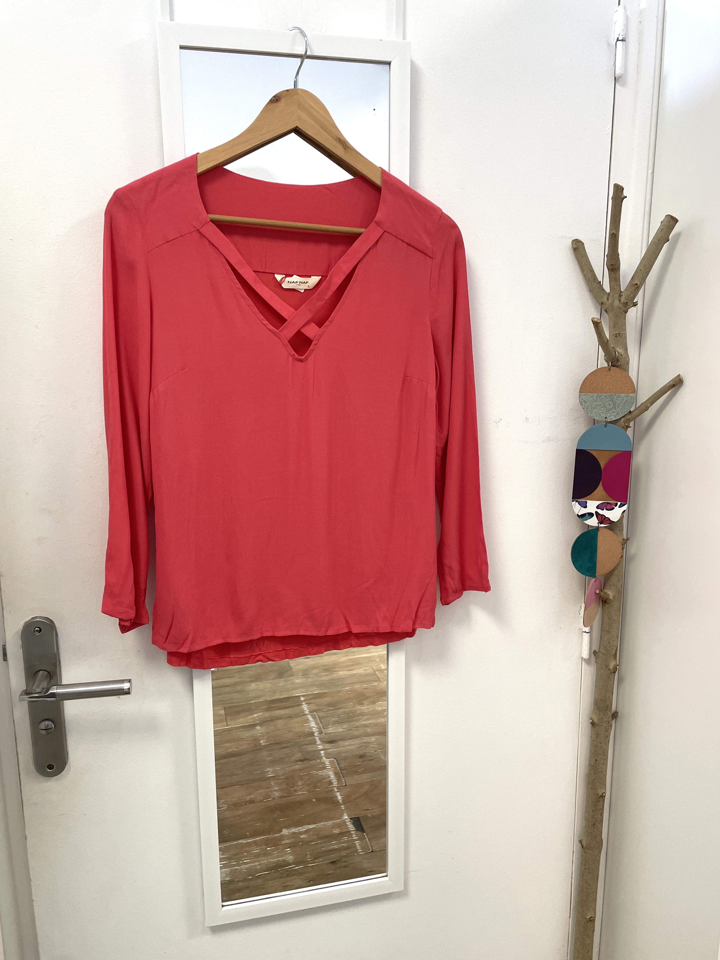 blouse, chemise, seconde main, friperie, vêtement d'occasion, mode durable, marque française, nantes, kapsule éphémère, naf naf