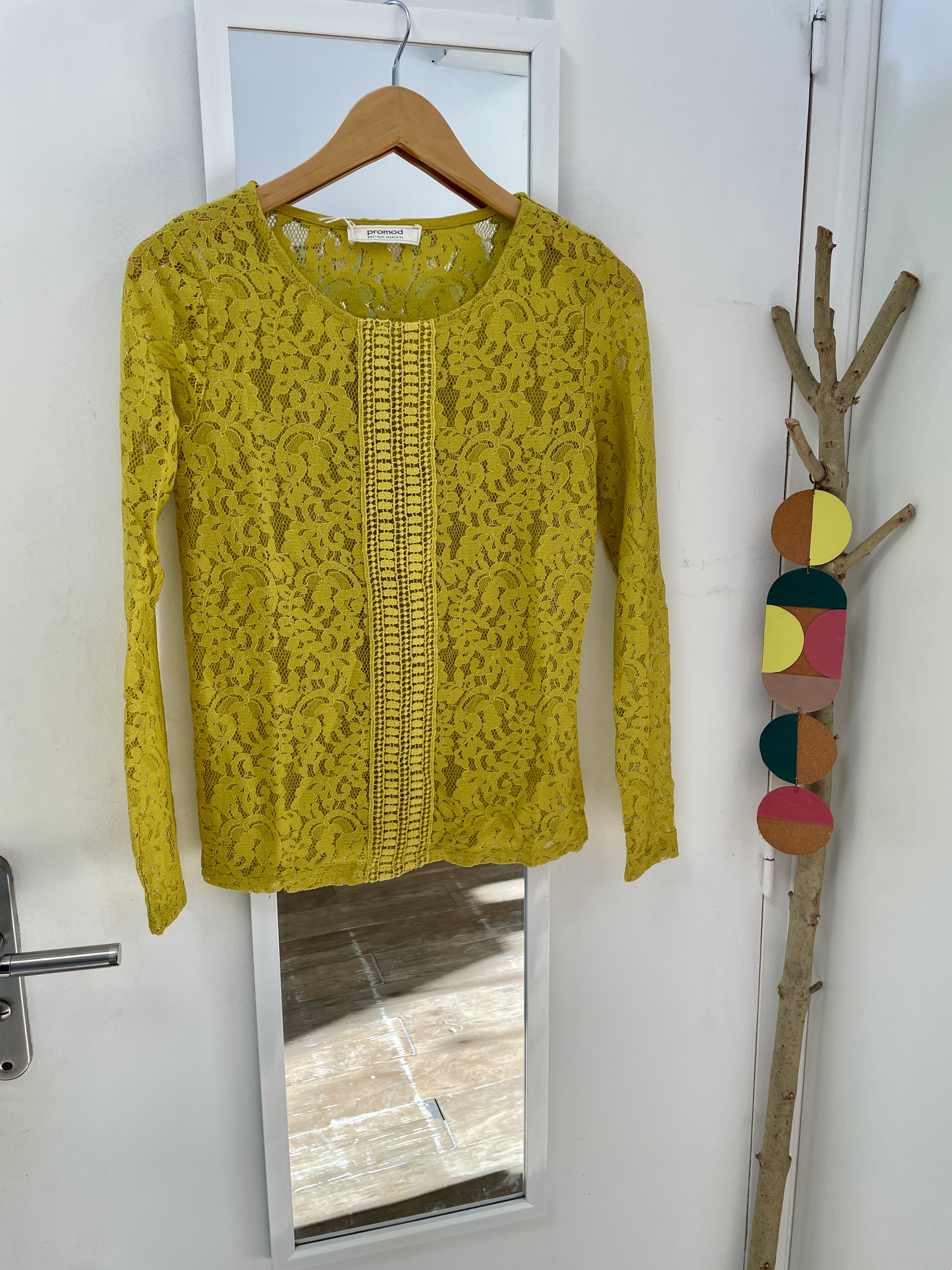 blouse, chemise, seconde main, friperie, vêtement d'occasion, mode durable, marque française, nantes, kapsule éphémère, promod