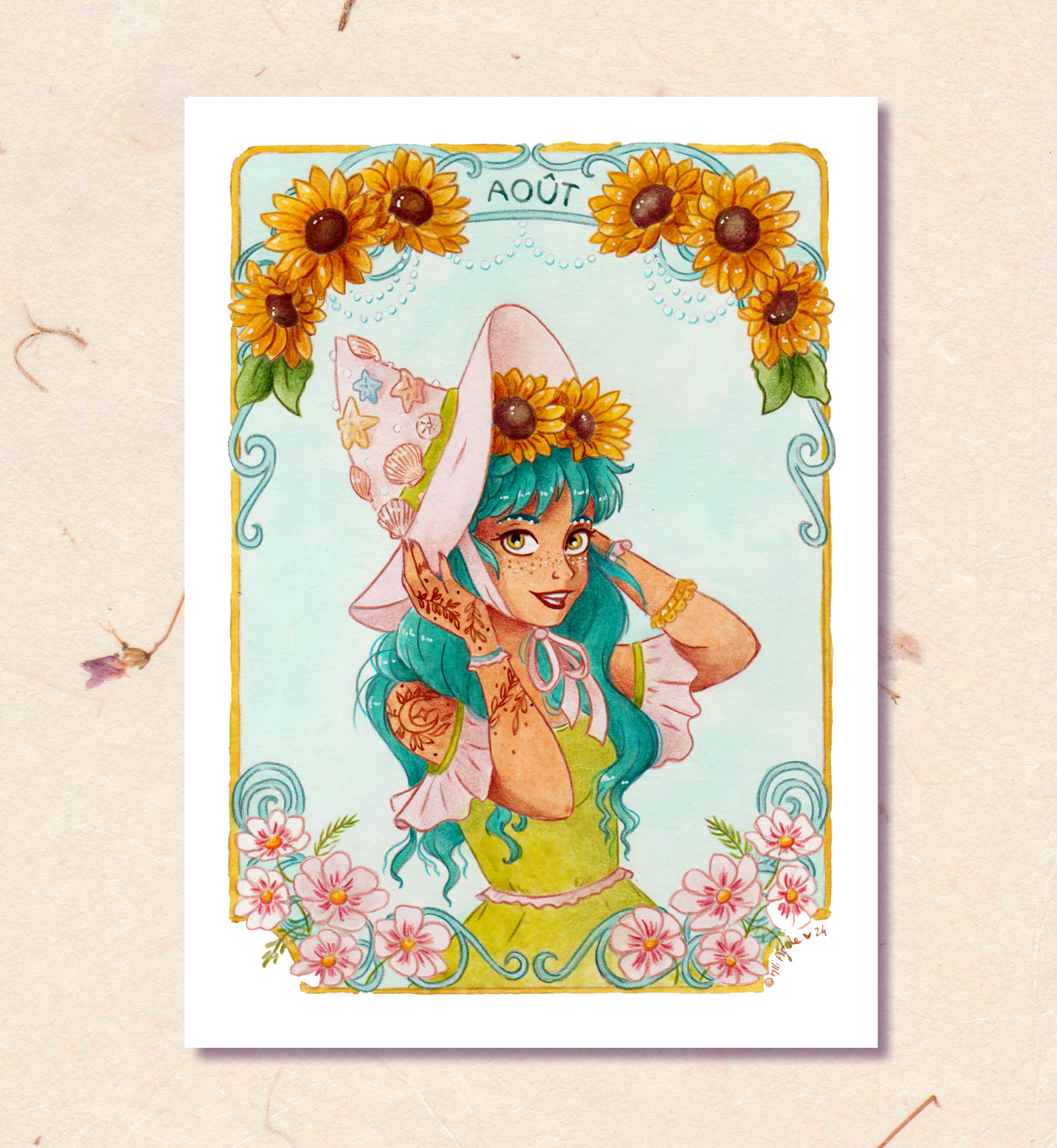 dessin, illustration, création française, déco, sorcière, witch, ésothérique, idée cadeau, boutique cadeau, boutique nantaise, kapsule ephémère