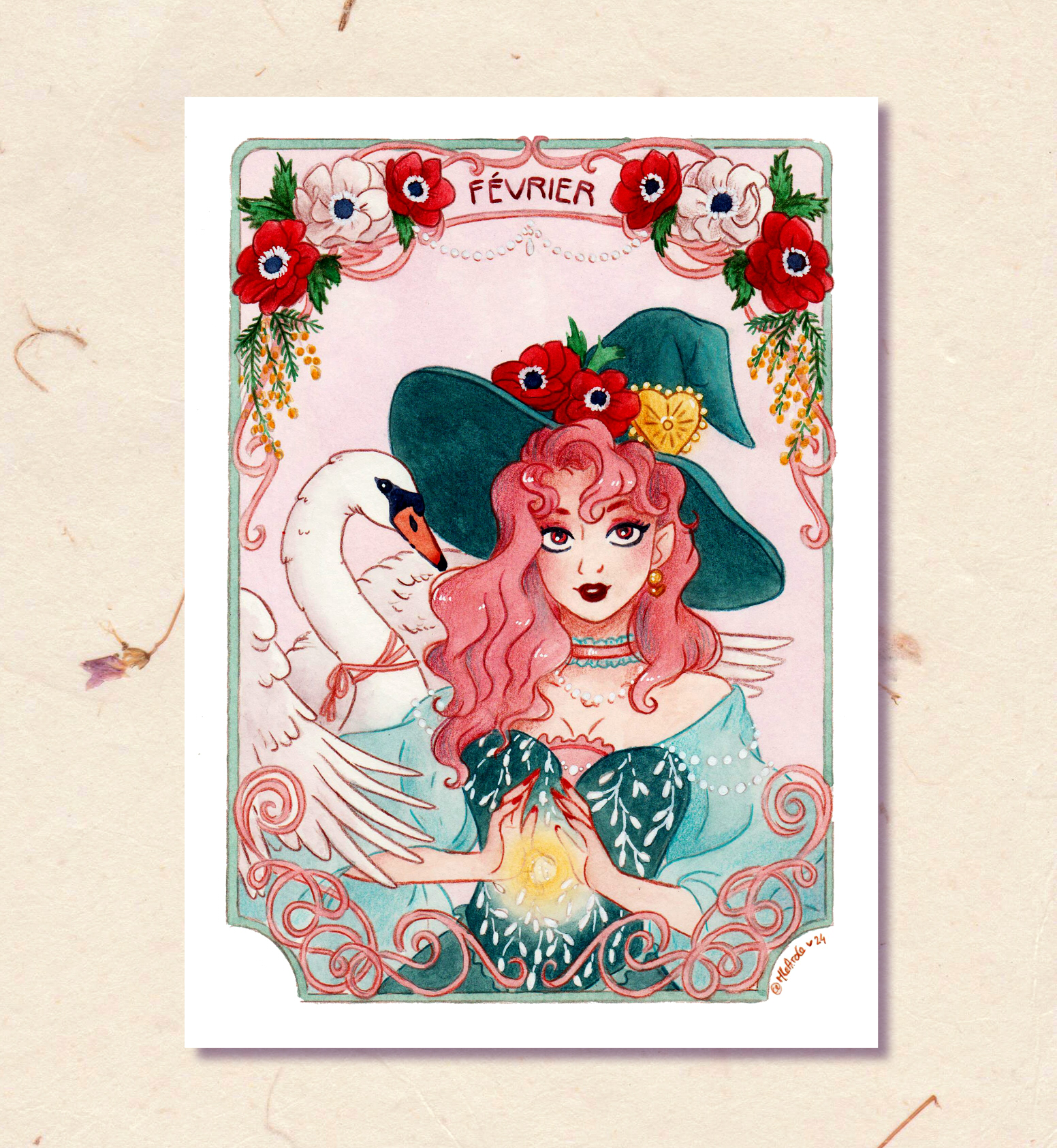 dessin, illustration, création française, déco, sorcière, witch, ésothérique, idée cadeau, boutique cadeau, boutique nantaise, kapsule ephémère