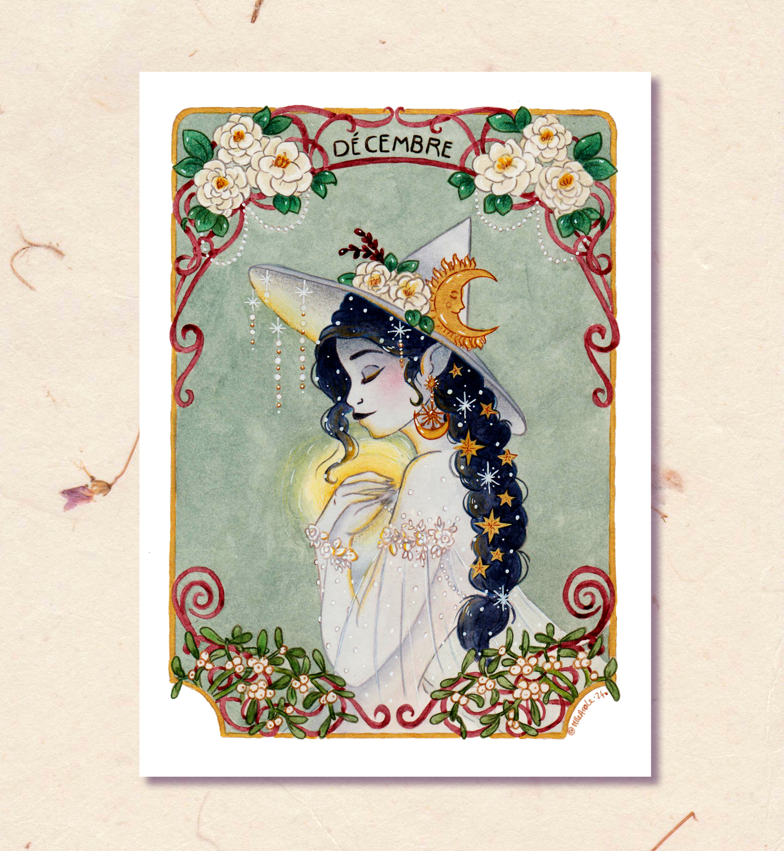 dessin, illustration, création française, déco, sorcière, witch, ésothérique, idée cadeau, boutique cadeau, boutique nantaise, kapsule ephémère