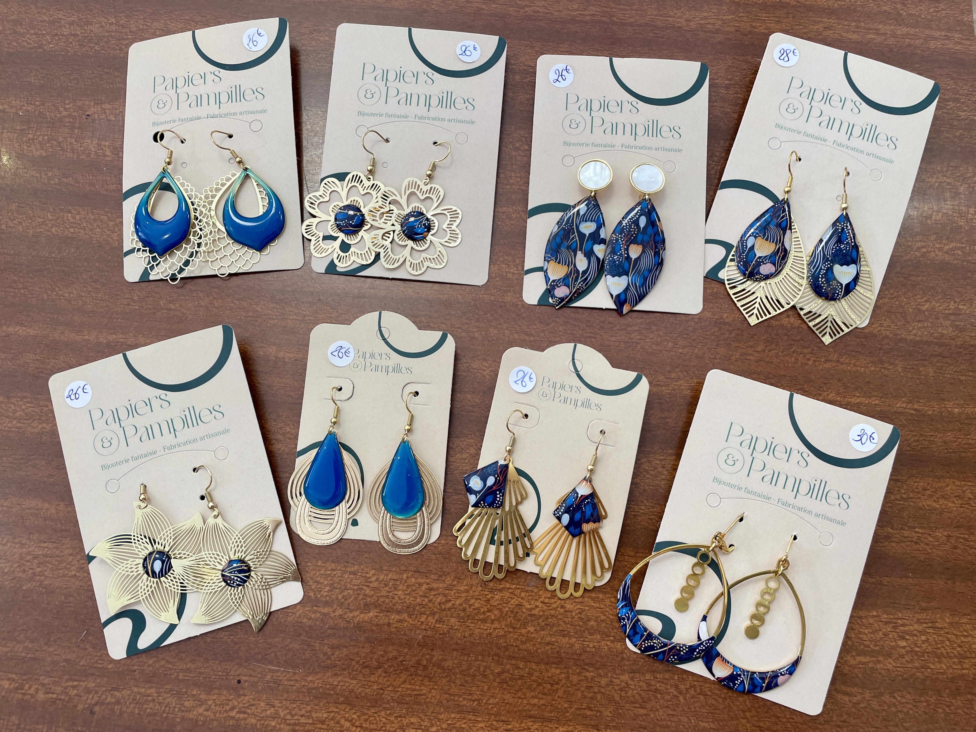 boucles d'oreilles, bijoux, papier, résine, fait main, modèle unique, édition limitée, créatrice française, made in france, idée cadeau, boutique de créateurs, boutique nantaise, kapsule Ephémère