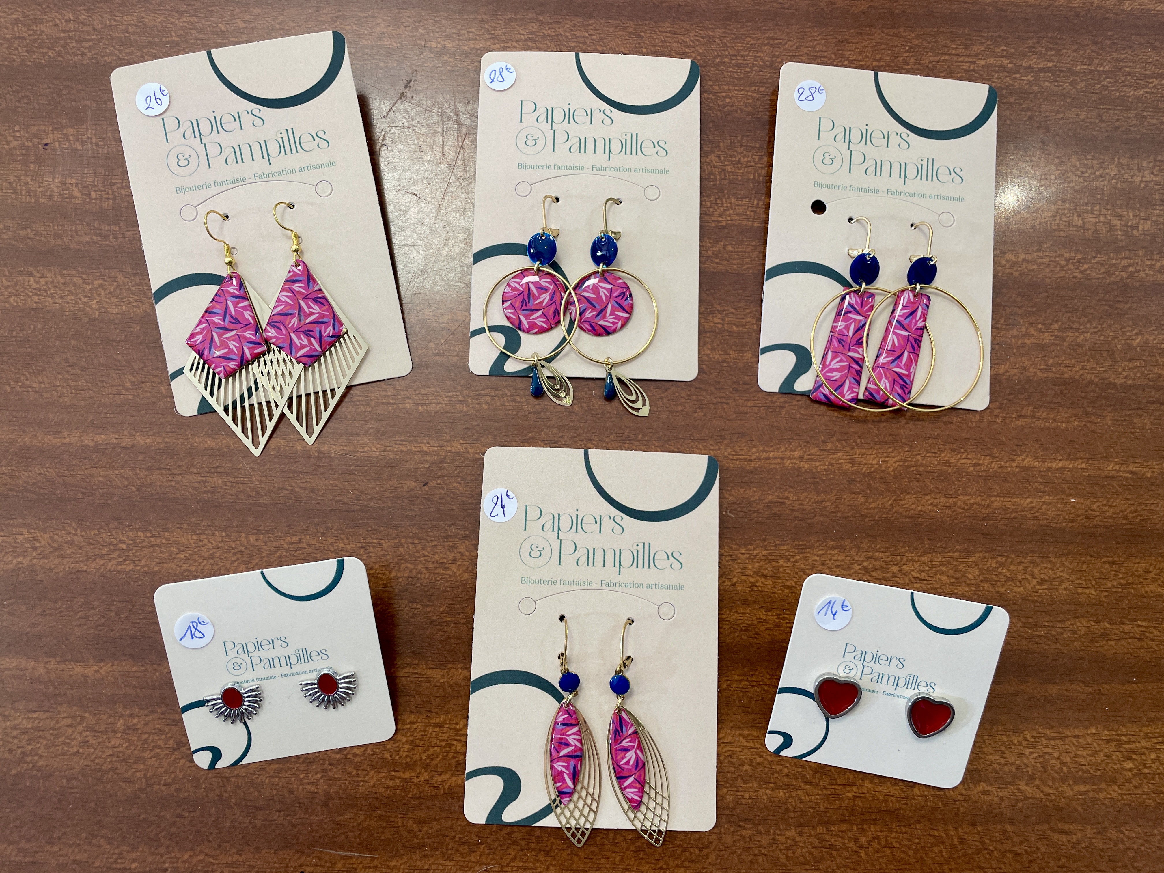 boucles d'oreilles, bijoux, papier, résine, fait main, modèle unique, édition limitée, créatrice française, made in france, idée cadeau, boutique de créateurs, boutique nantaise, kapsule Ephémère