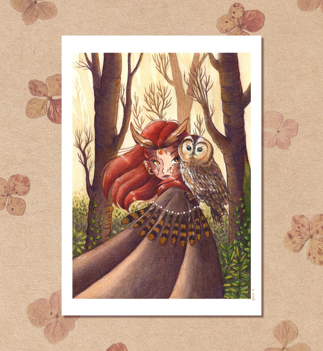 dessin, illustration, création française, déco, sorcière, witch, ésothérique, idée cadeau, boutique cadeau, boutique nantaise, kapsule ephémère