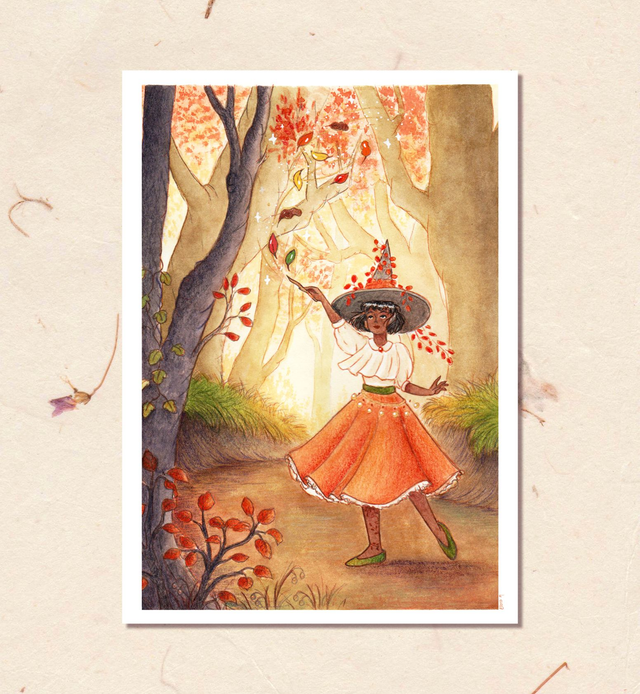 dessin, illustration, création française, déco, sorcière, witch, ésothérique, idée cadeau, boutique cadeau, boutique nantaise, kapsule ephémère