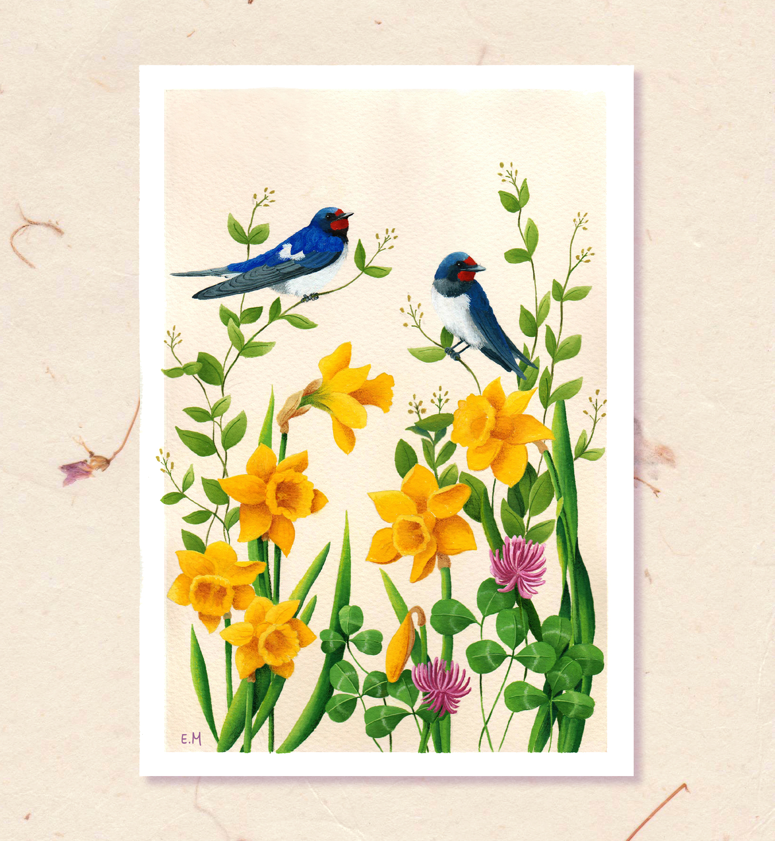 carte, affiche, carterie, dessin, peinture, gouache, illustration, déco, fait main, idée cadeau, créatrice, made in france, boutique de créateurs, kapsule éphémère