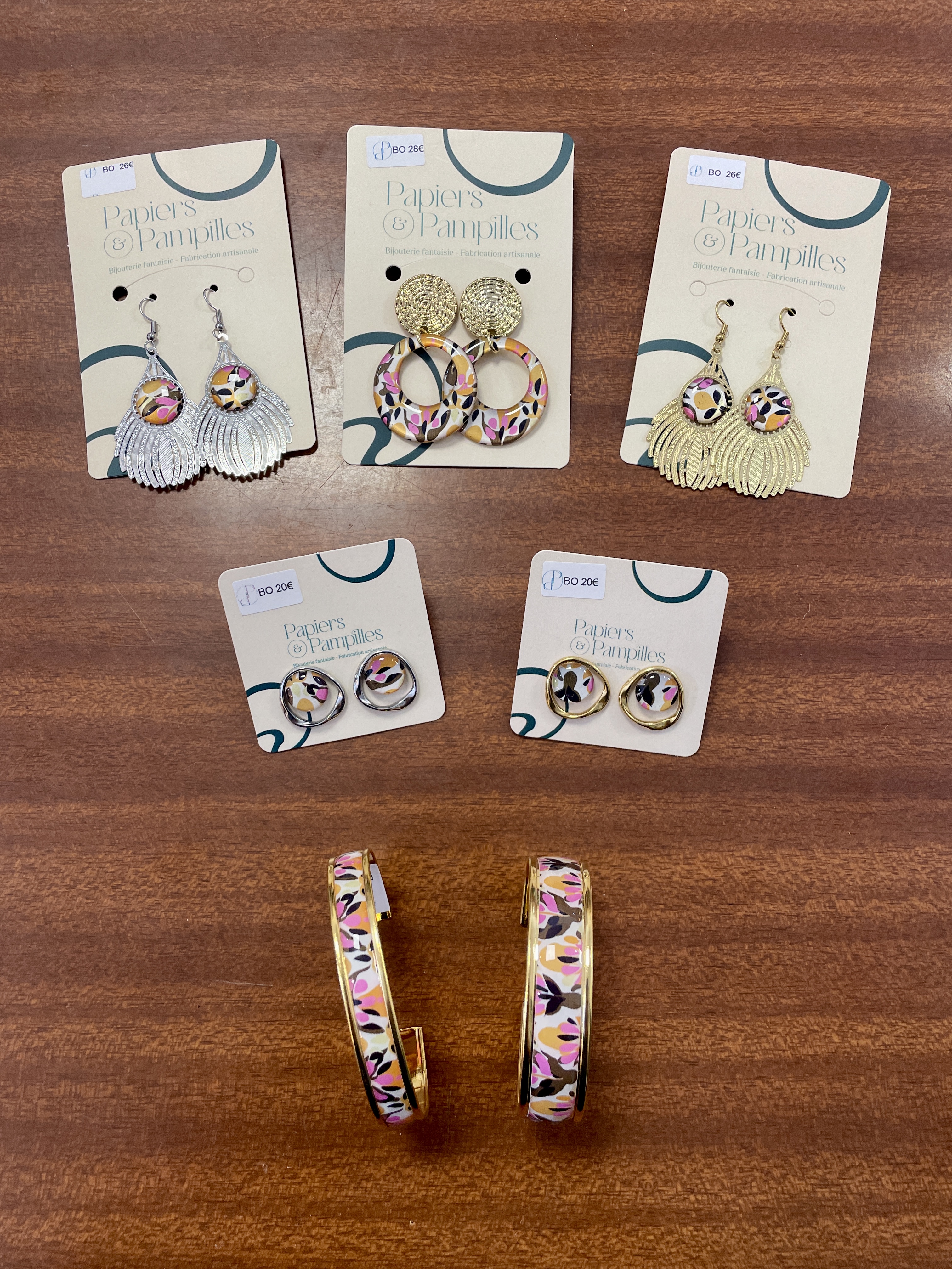 boucles d'oreilles, bijoux, papier, résine, fait main, modèle unique, édition limitée, créatrice française, made in france, idée cadeau, boutique de créateurs, boutique nantaise, kapsule Ephémère