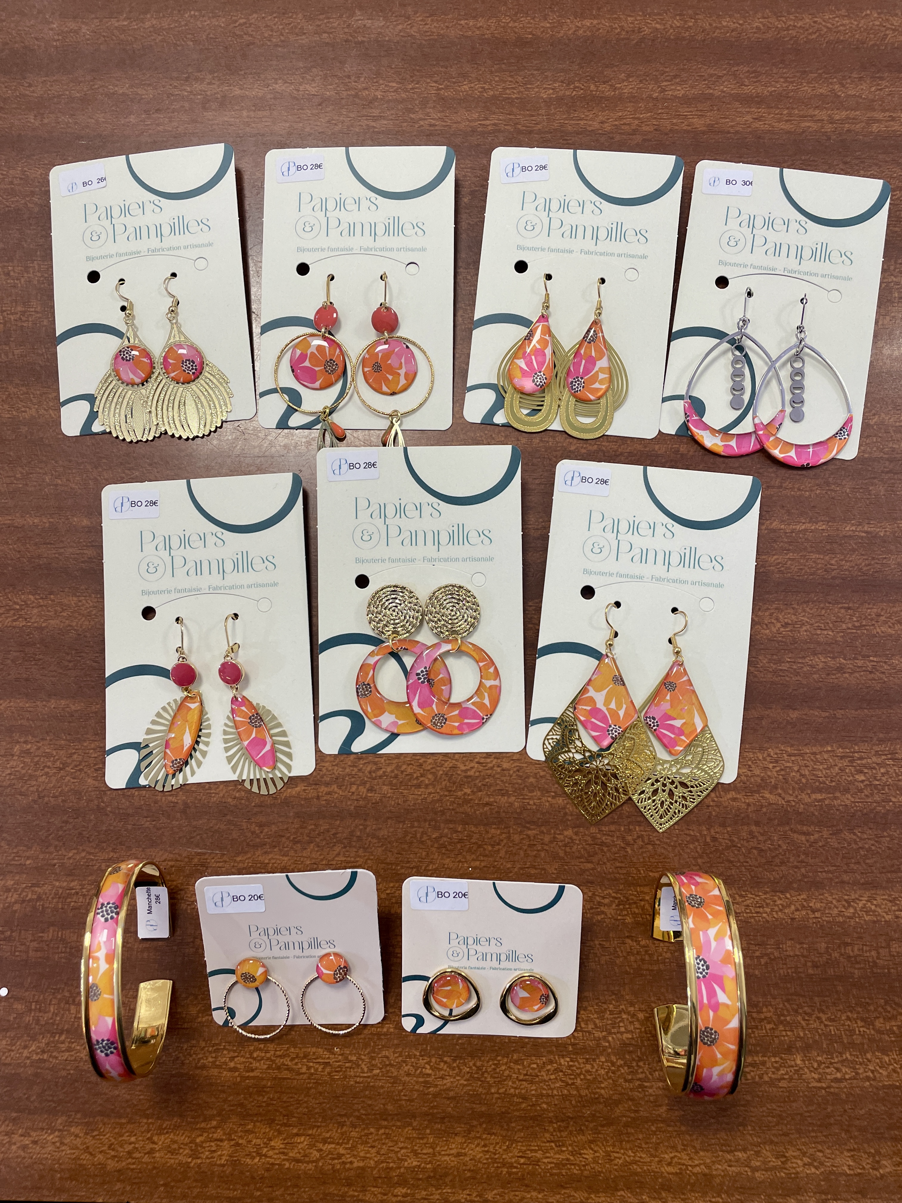 boucles d'oreilles, bijoux, papier, résine, fait main, modèle unique, édition limitée, créatrice française, made in france, idée cadeau, boutique de créateurs, boutique nantaise, kapsule Ephémère