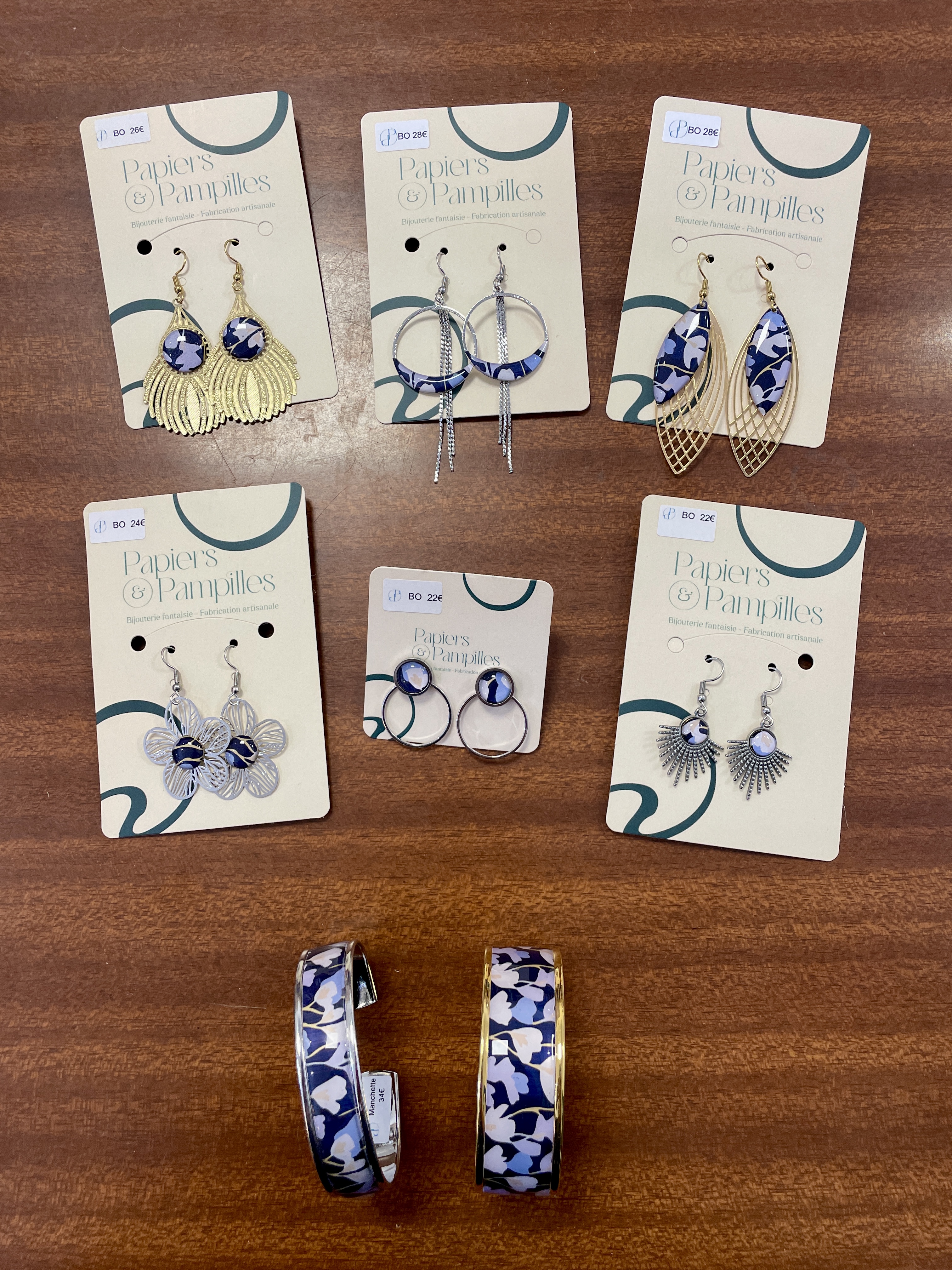 boucles d'oreilles, bijoux, papier, résine, fait main, modèle unique, édition limitée, créatrice française, made in france, idée cadeau, boutique de créateurs, boutique nantaise, kapsule Ephémère