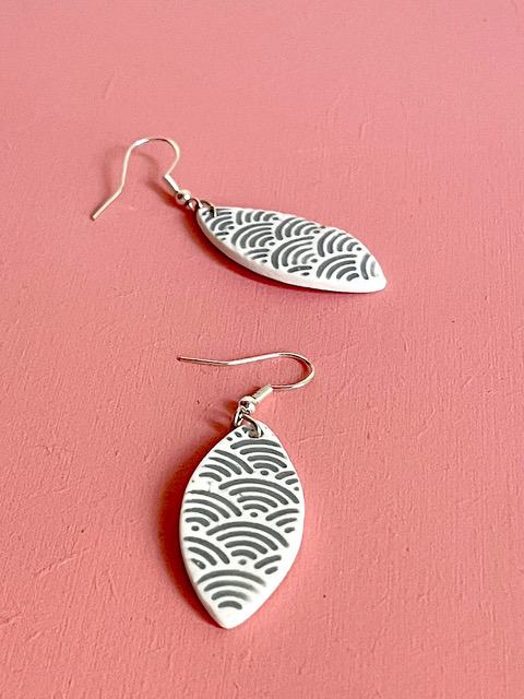 boucles d'oreilles, bijoux, porcelaine, créatrice française, modèle unique, idée cadeau, fait main, boutique de créateurs, boutique nantaise, kapsule éphémère