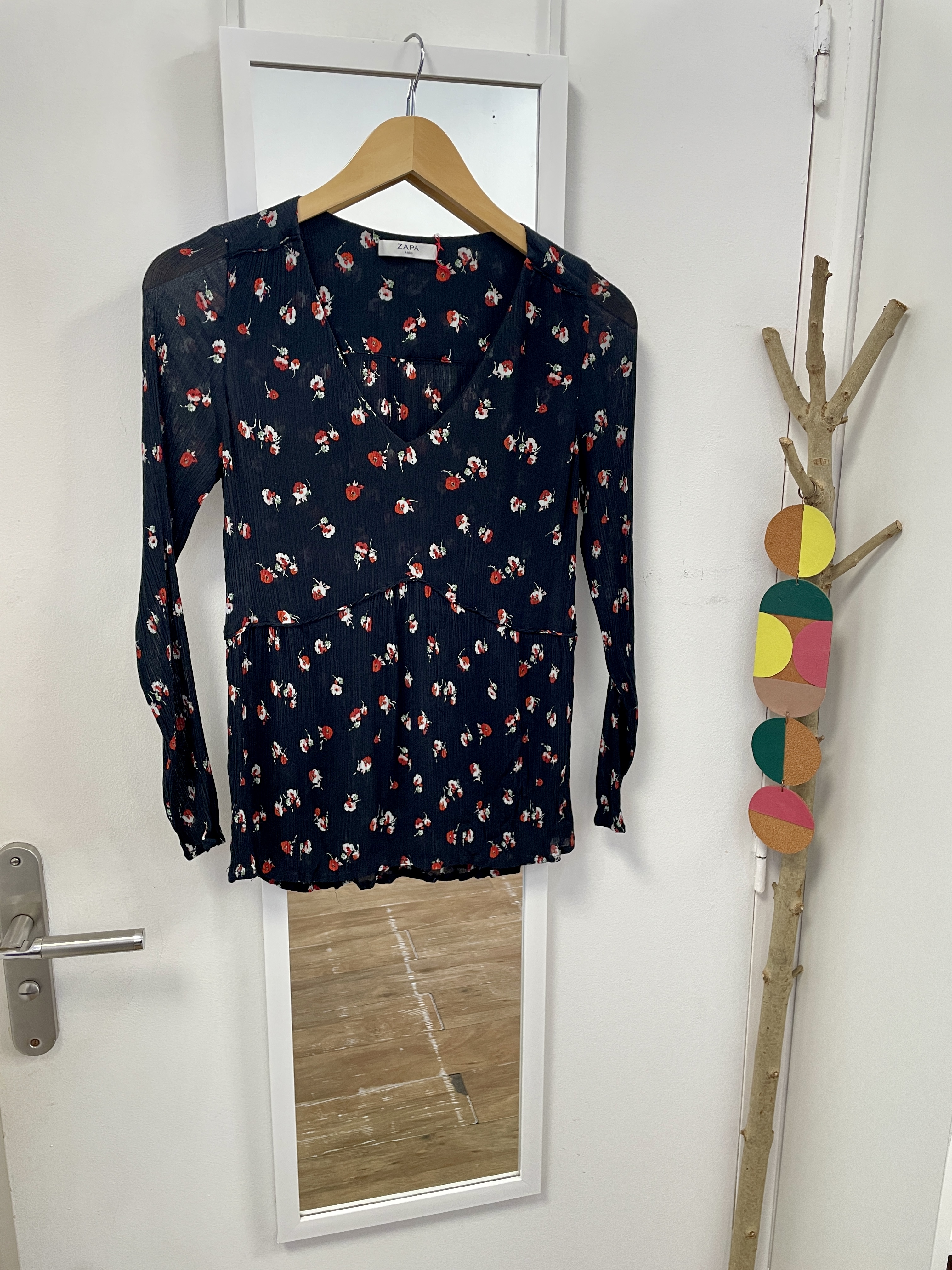 blouse, chemise, seconde main, prêt à porter, mode durable, ethique, friperie, zapa