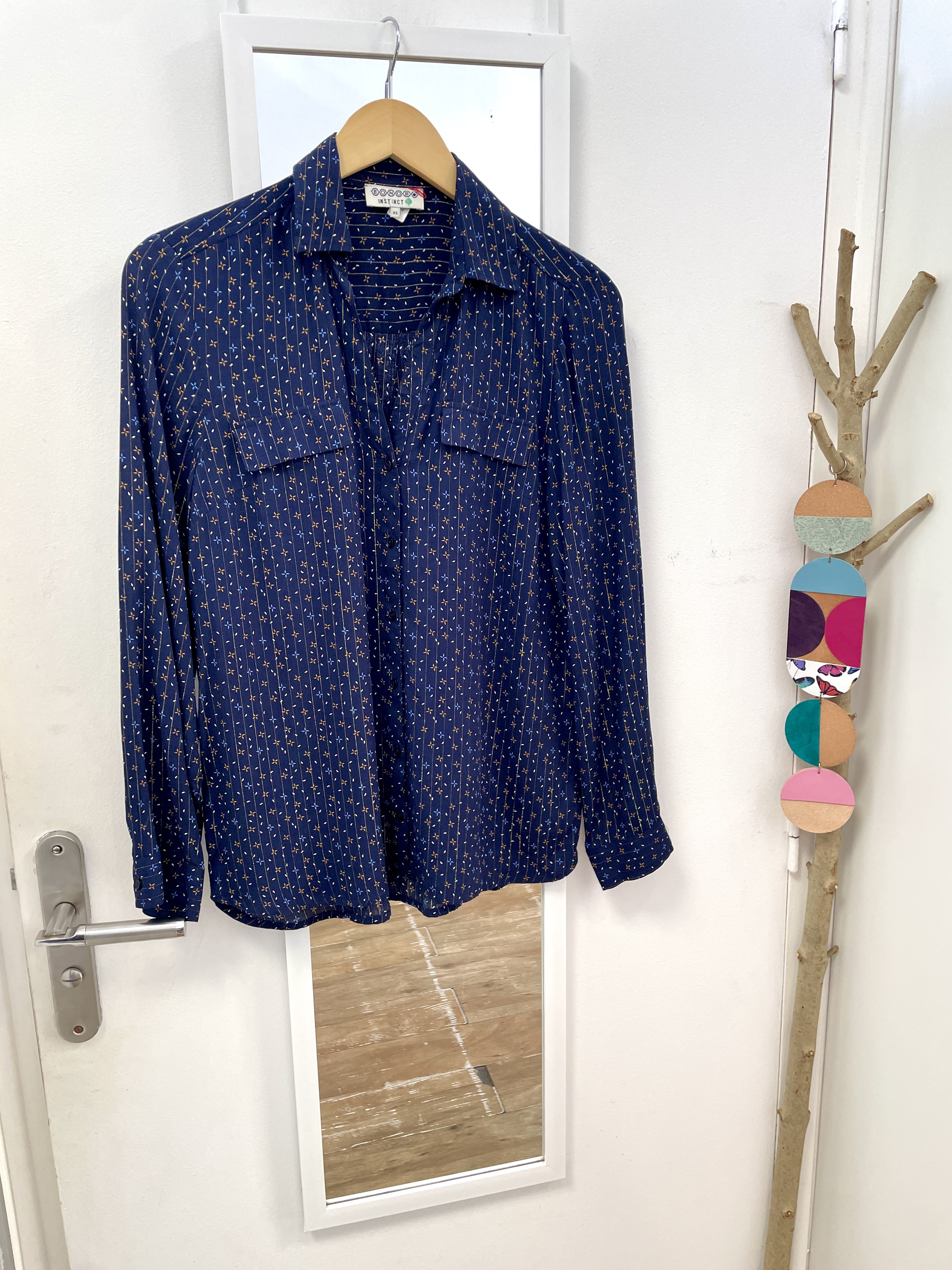 blouse, chemise, seconde main, prêt à porter, mode durable, ethique, friperie, bonobo