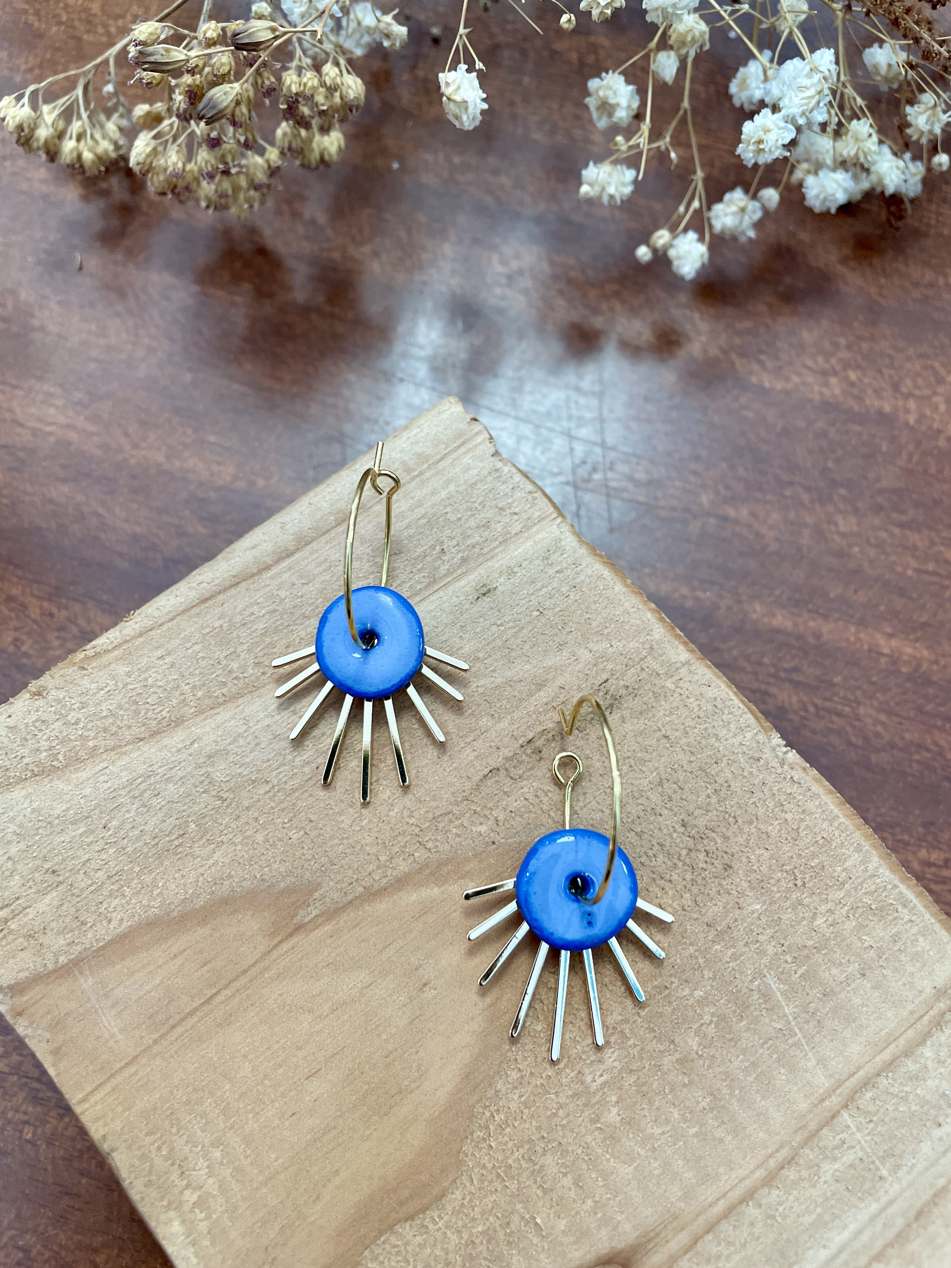 boucles d'oreilles, bijoux, porcelaine, créatrice française, modèle unique, idée cadeau, fait main, boutique de créateurs, boutique nantaise, kapsule éphémère