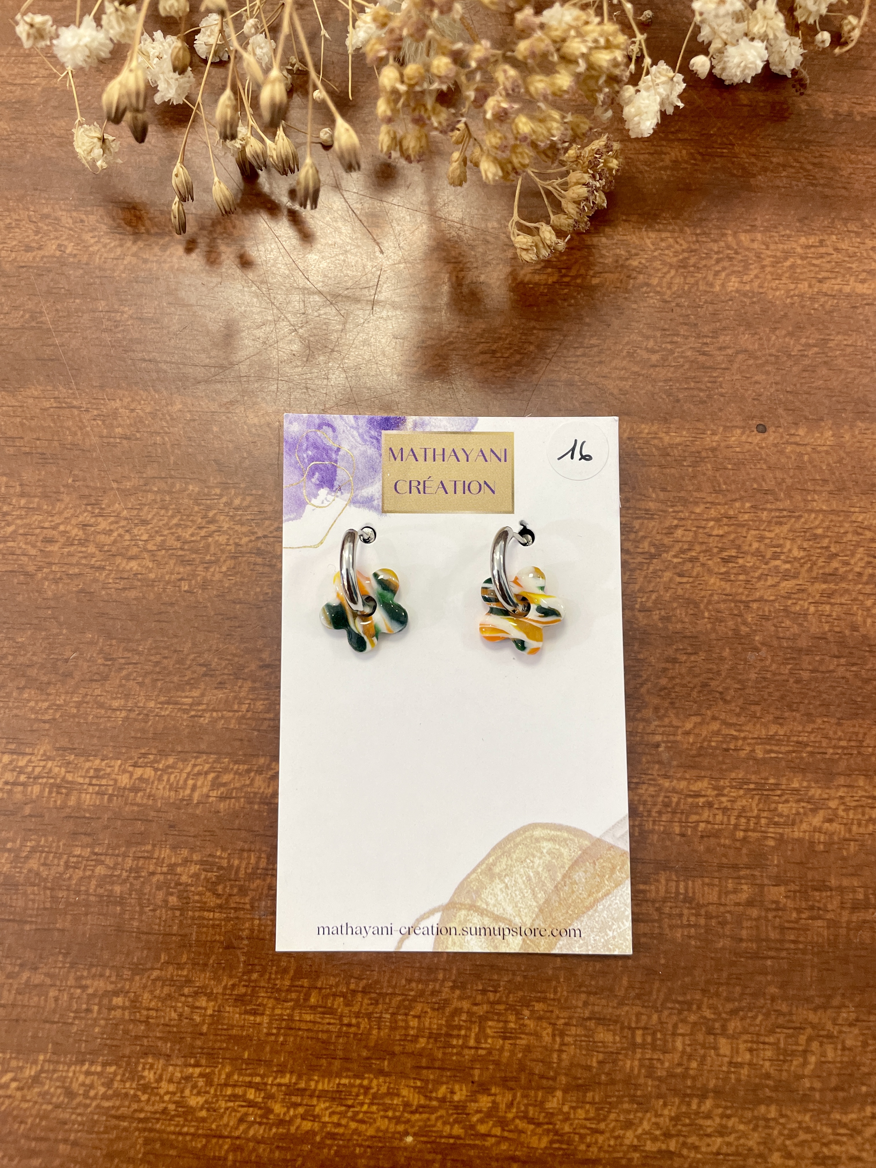 boucles d'oreilles, bijoux, argile polymère, acier inoxydable, fait main, modèle unique, idée cadeau, créatrice française, fabrication locale, made in france, boutique de créateurs, boutique nantaise, kapsule éphémére
