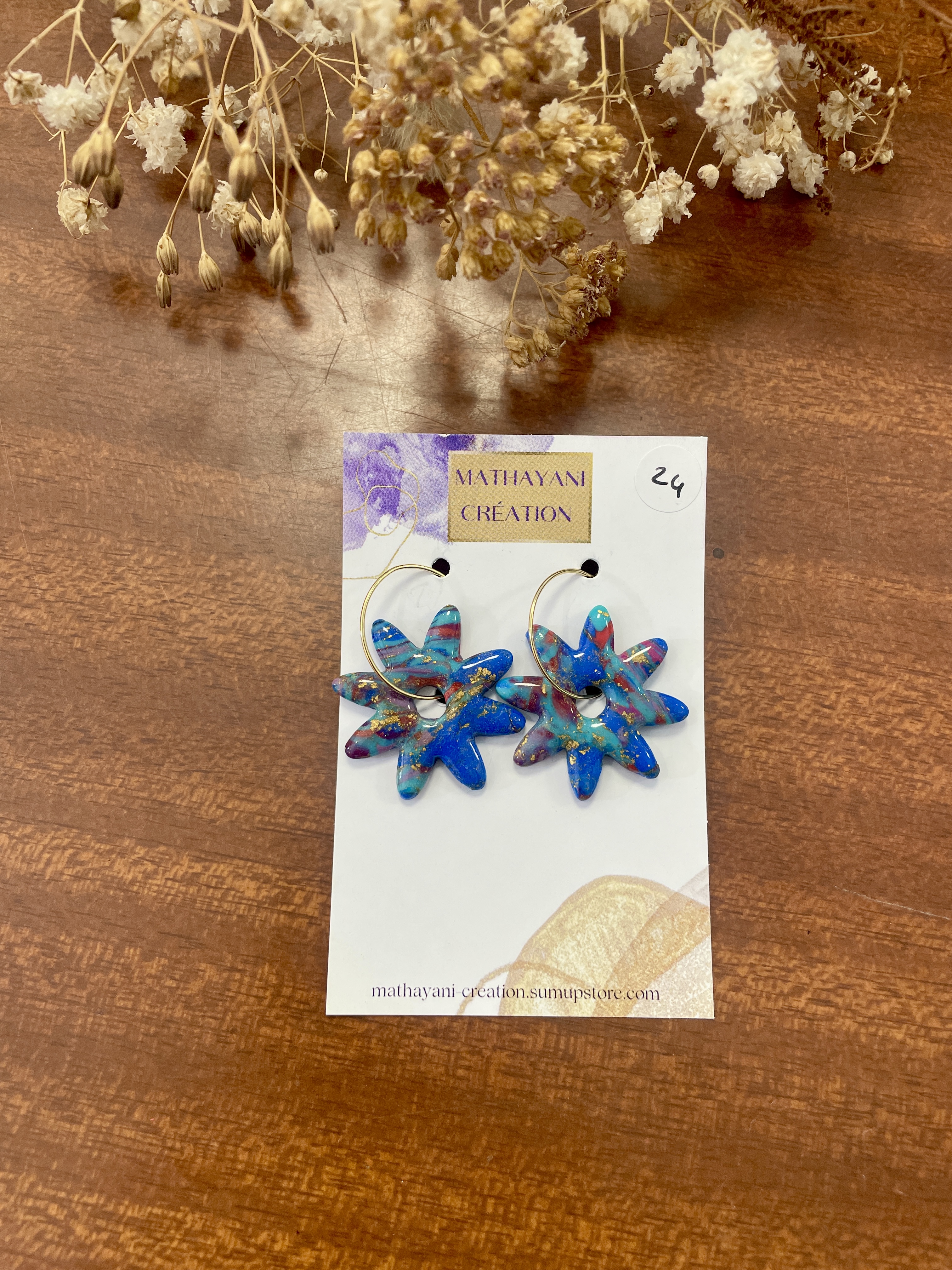 boucles d'oreilles, bijoux, argile polymère, acier inoxydable, fait main, modèle unique, idée cadeau, créatrice française, fabrication locale, made in france, boutique de créateurs, boutique nantaise, kapsule éphémére