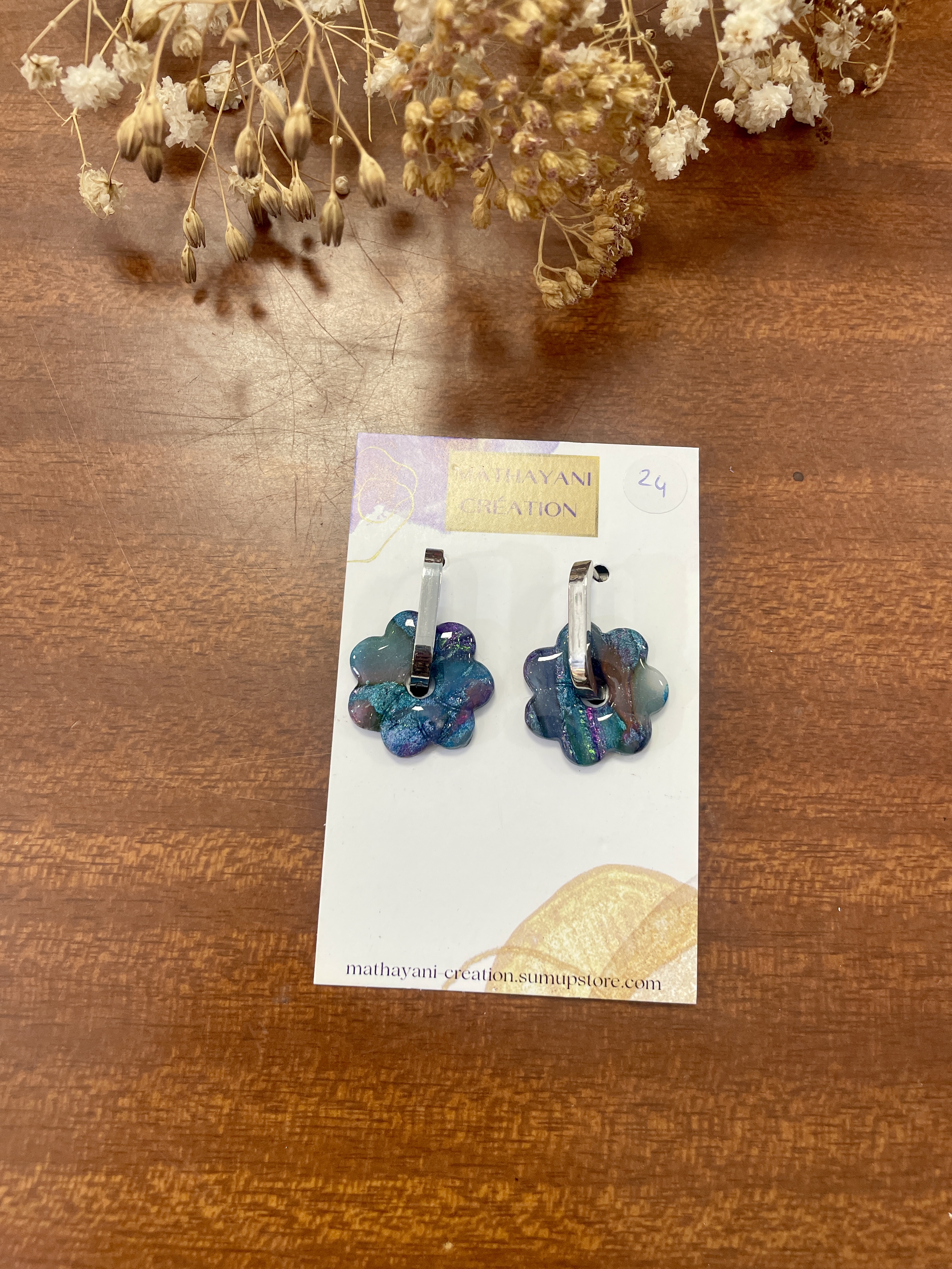 boucles d'oreilles, bijoux, argile polymère, acier inoxydable, fait main, modèle unique, idée cadeau, créatrice française, fabrication locale, made in france, boutique de créateurs, boutique nantaise, kapsule éphémére