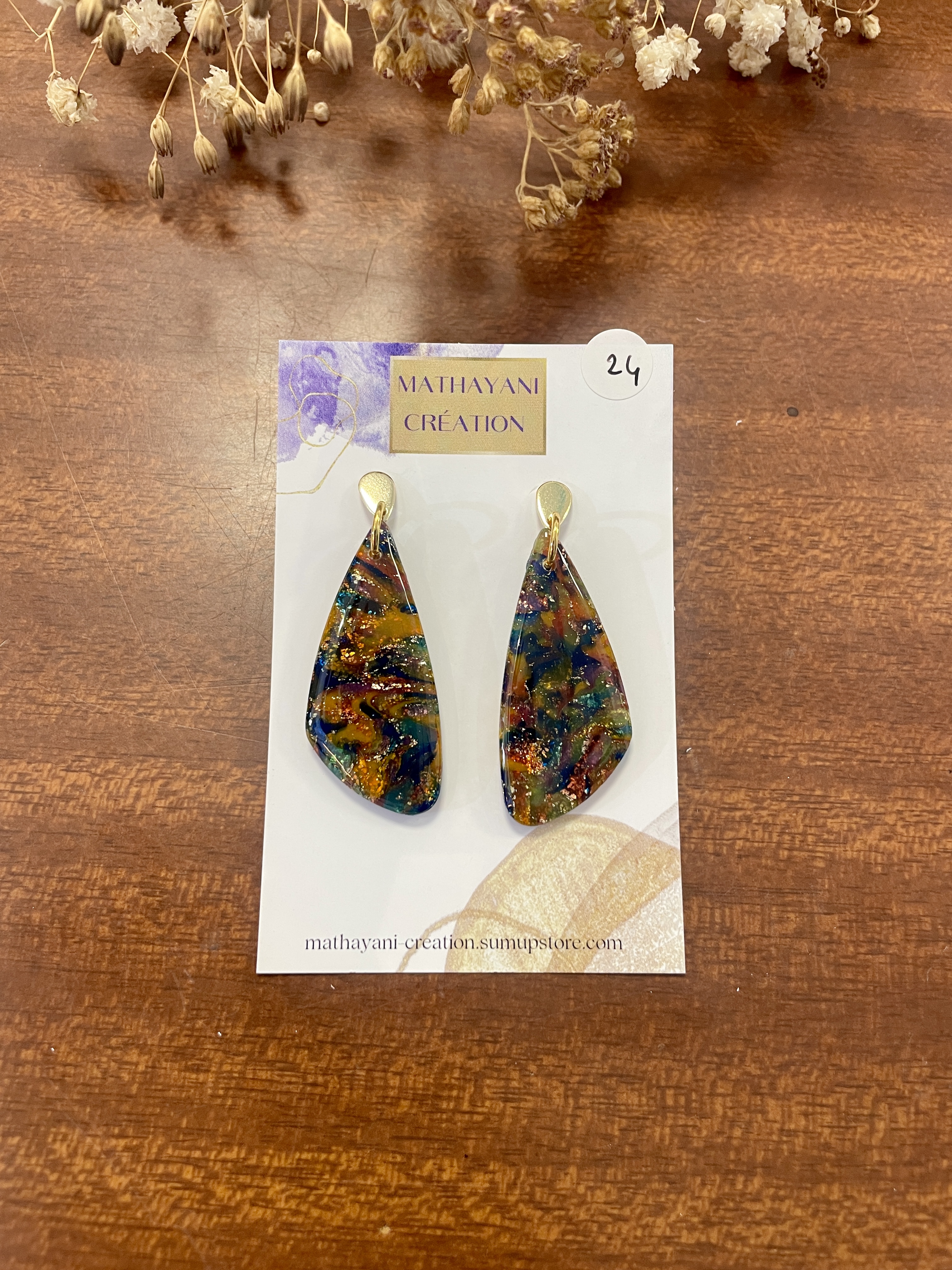 boucles d'oreilles, bijoux, argile polymère, acier inoxydable, fait main, modèle unique, idée cadeau, créatrice française, fabrication locale, made in france, boutique de créateurs, boutique nantaise, kapsule éphémére