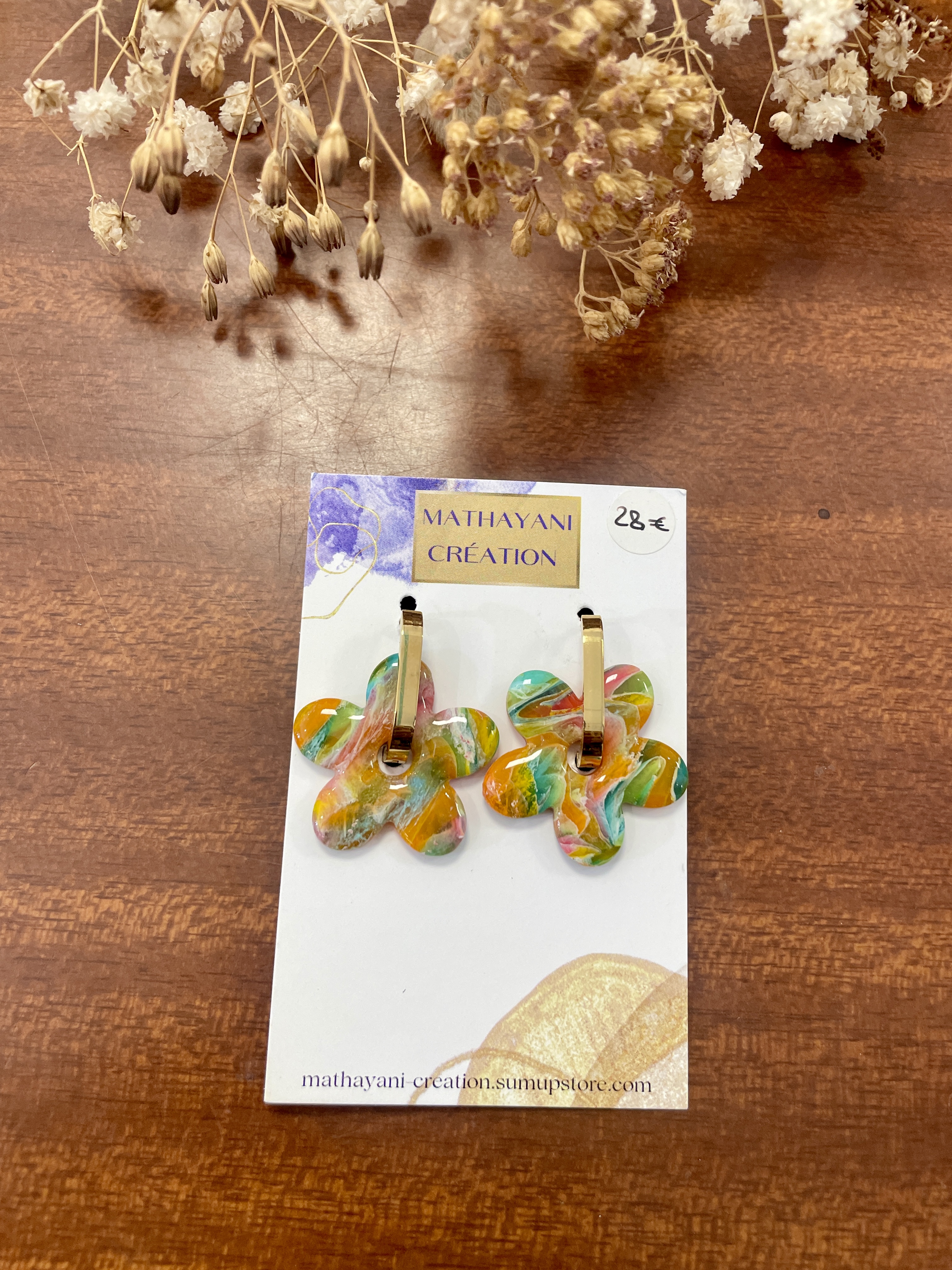 boucles d'oreilles, bijoux, argile polymère, acier inoxydable, fait main, modèle unique, idée cadeau, créatrice française, fabrication locale, made in france, boutique de créateurs, boutique nantaise, kapsule éphémére