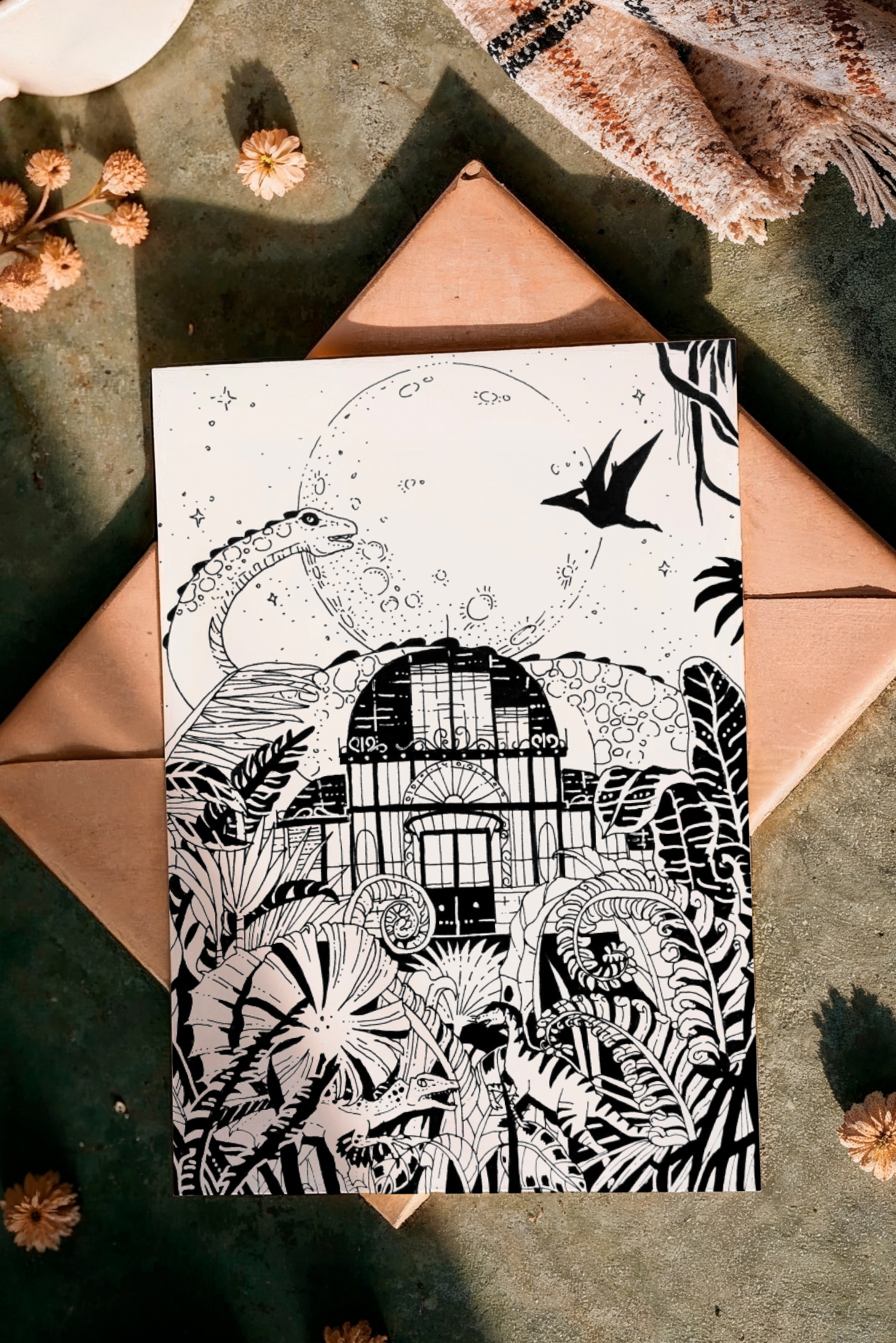 carte, affiche, cadre, illustration, dessin, encre de chine, déco, créatrice française, idée cadeau, boutique de créateurs, boutique nantaise, kapsule éphémère