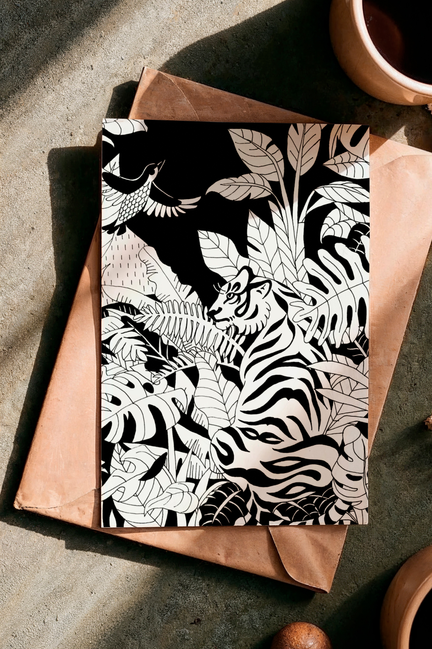 carte, affiche, cadre, illustration, dessin, encre de chine, déco, créatrice française, idée cadeau, boutique de créateurs, boutique nantaise, kapsule éphémère